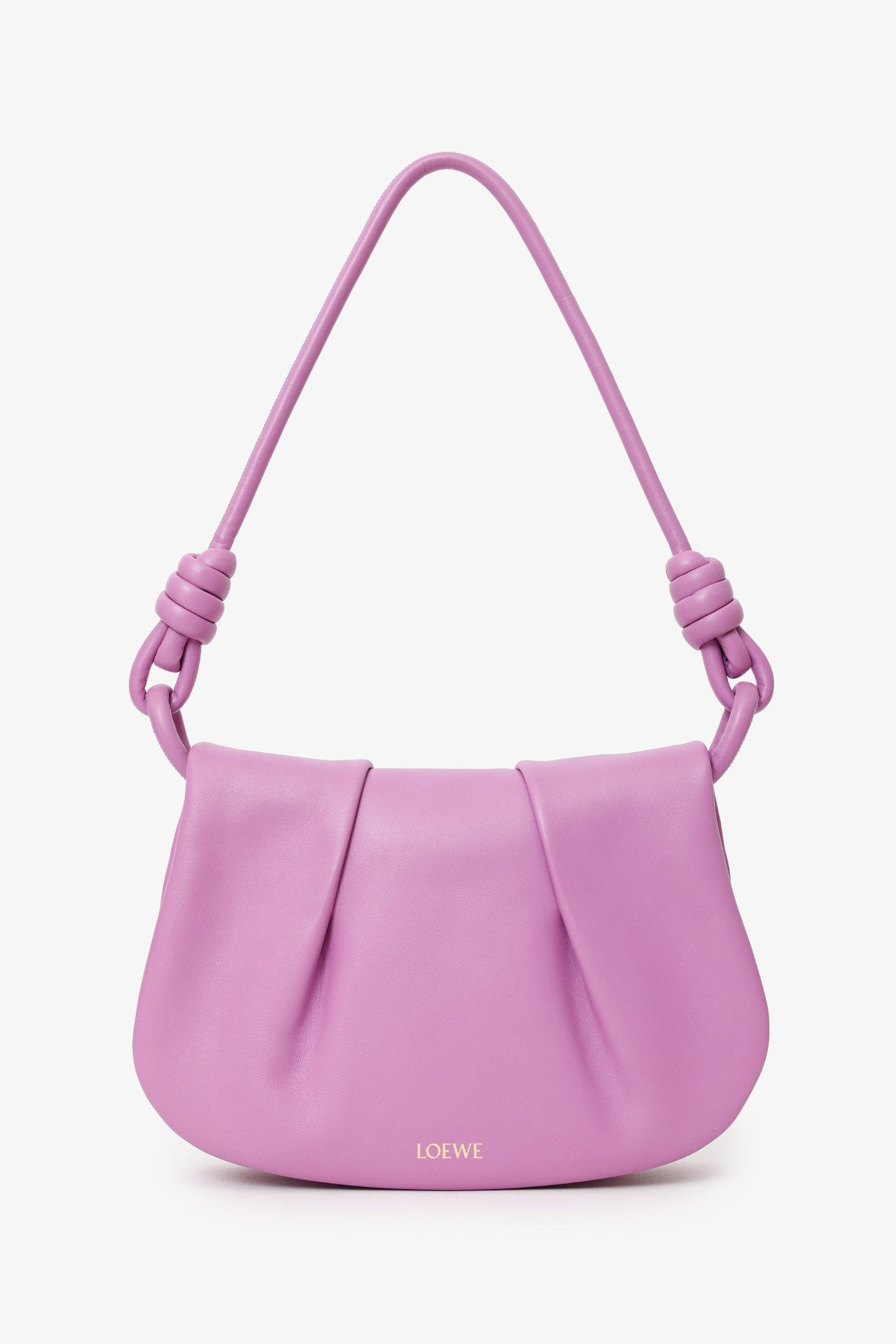 Loewe Purple Leather 'Paseo' Crossbody Bag