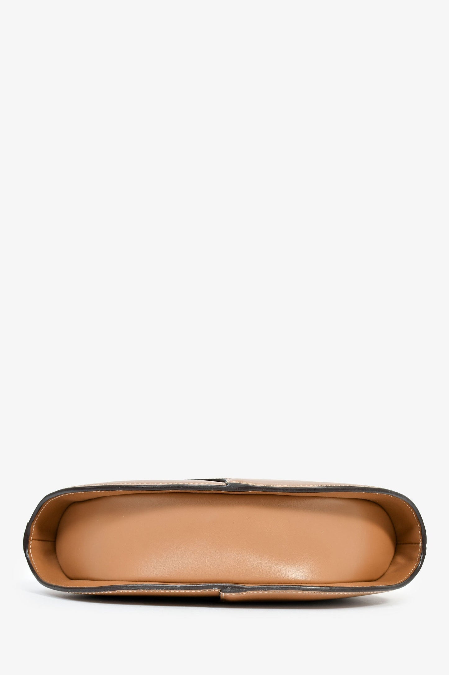 Polene Brown Leather Nodde Crossbody Bag