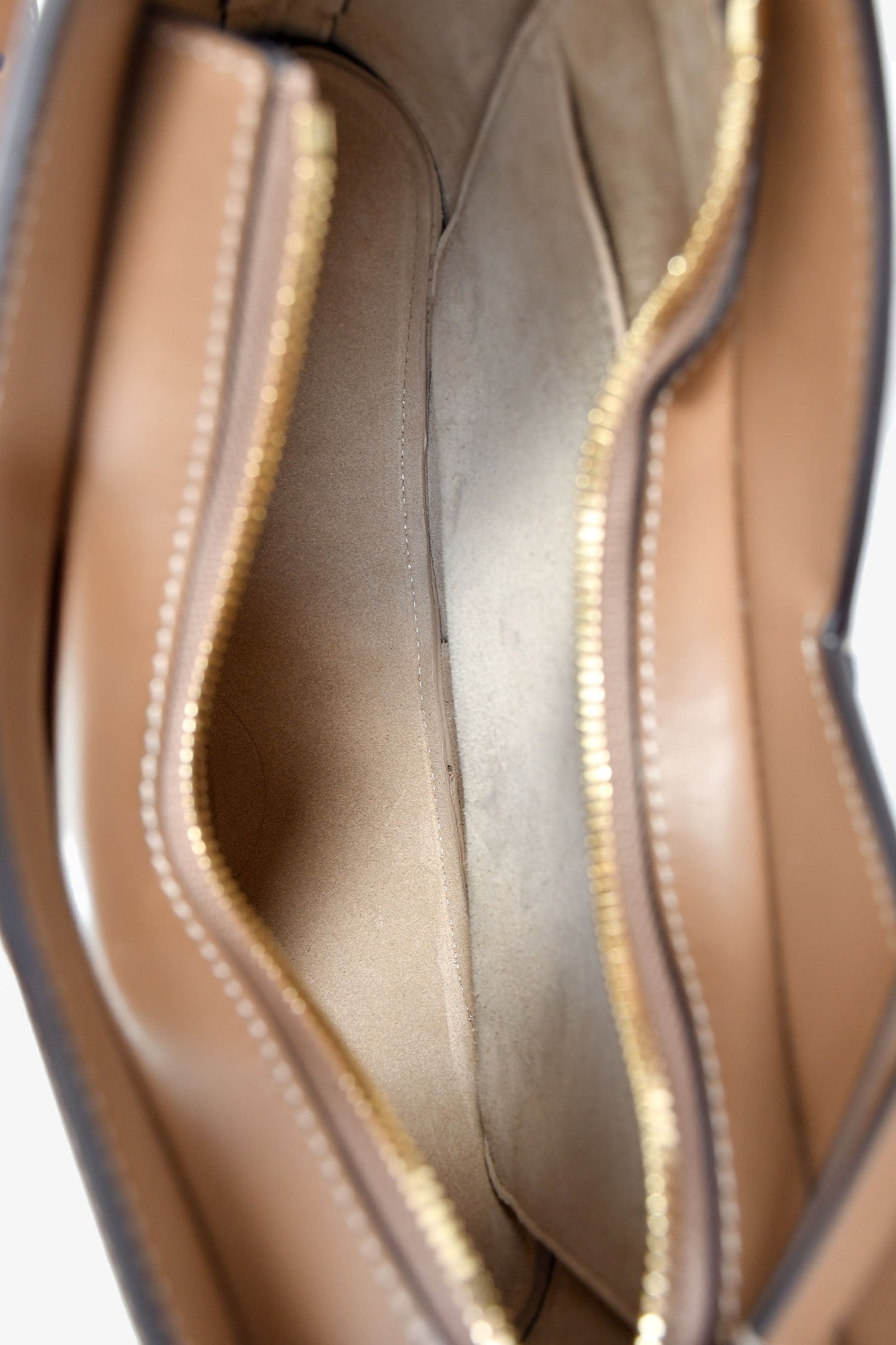 Polene Brown Leather Nodde Crossbody Bag
