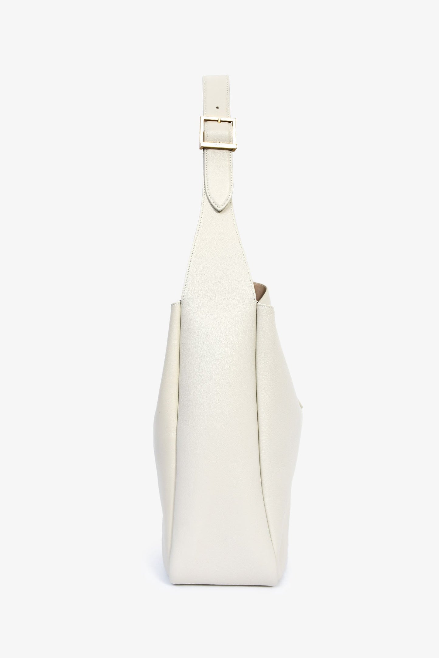 Saint Laurent 2024 White Leather 'Le 5 à 7' Shoulder Bag