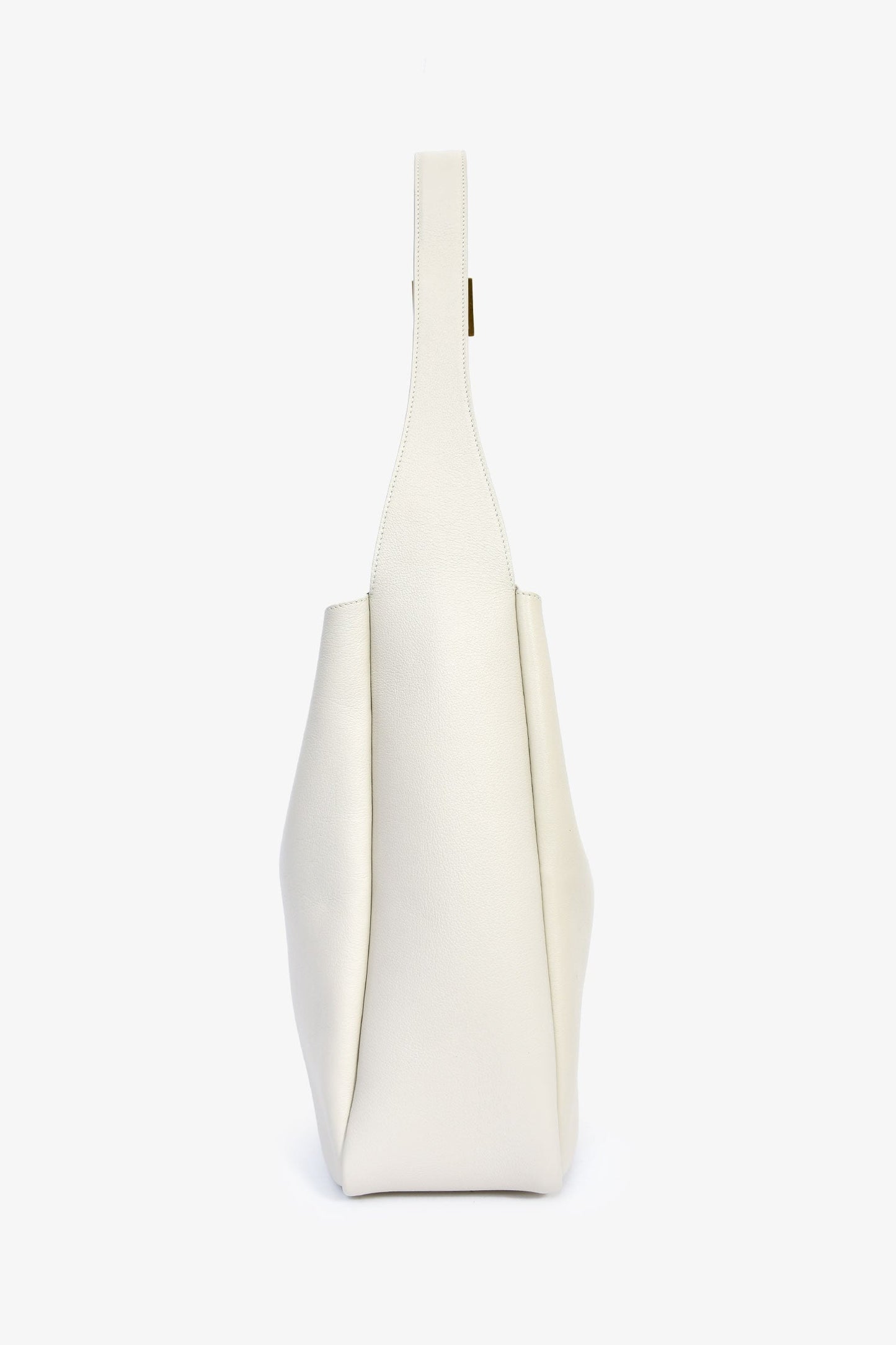 Saint Laurent 2024 White Leather 'Le 5 à 7' Shoulder Bag