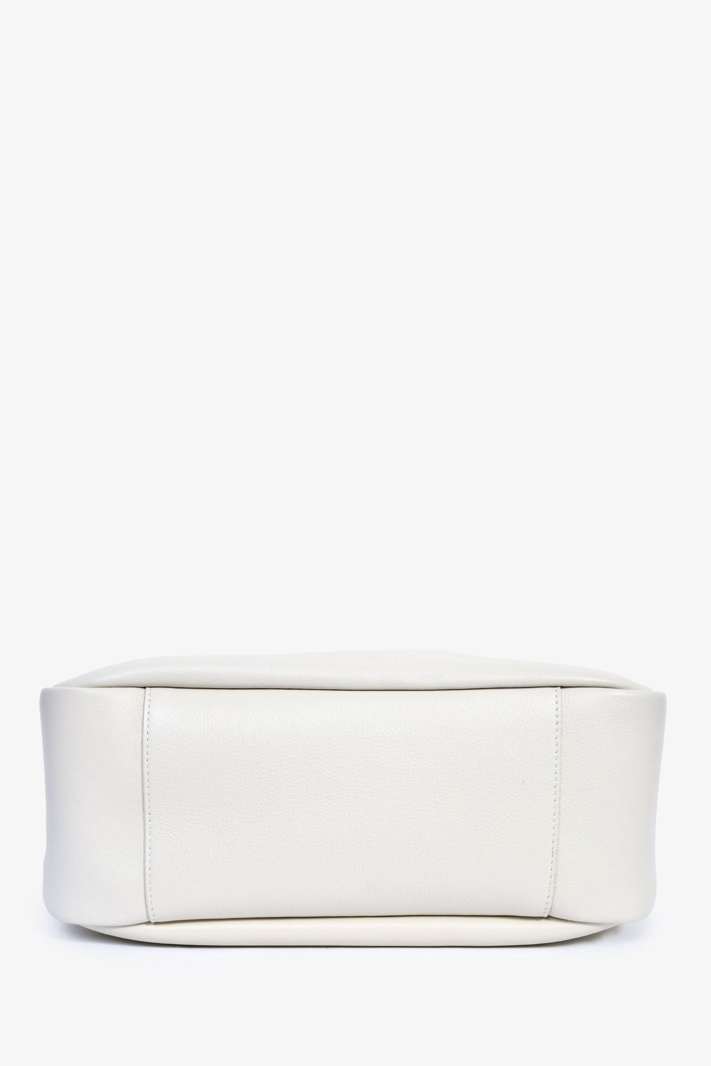 Saint Laurent 2024 White Leather 'Le 5 à 7' Shoulder Bag