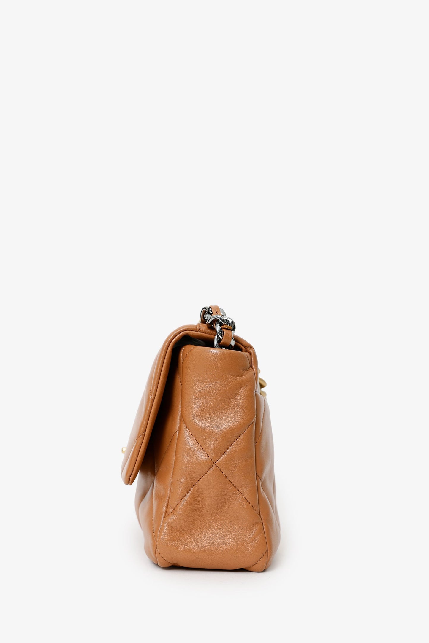 Chanel™ Brown Leather Chanel 19 Medium Flap Bag