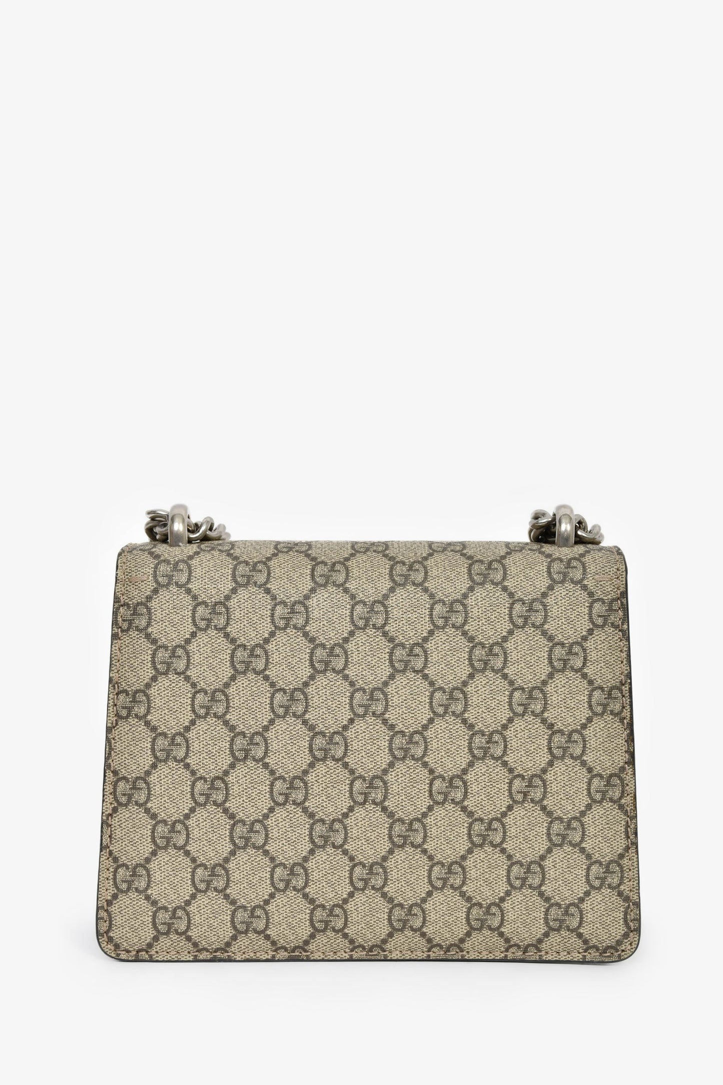 Gucci GG Supreme Monogram Canvas/Suede Mini Dionysus Shoulder Bag