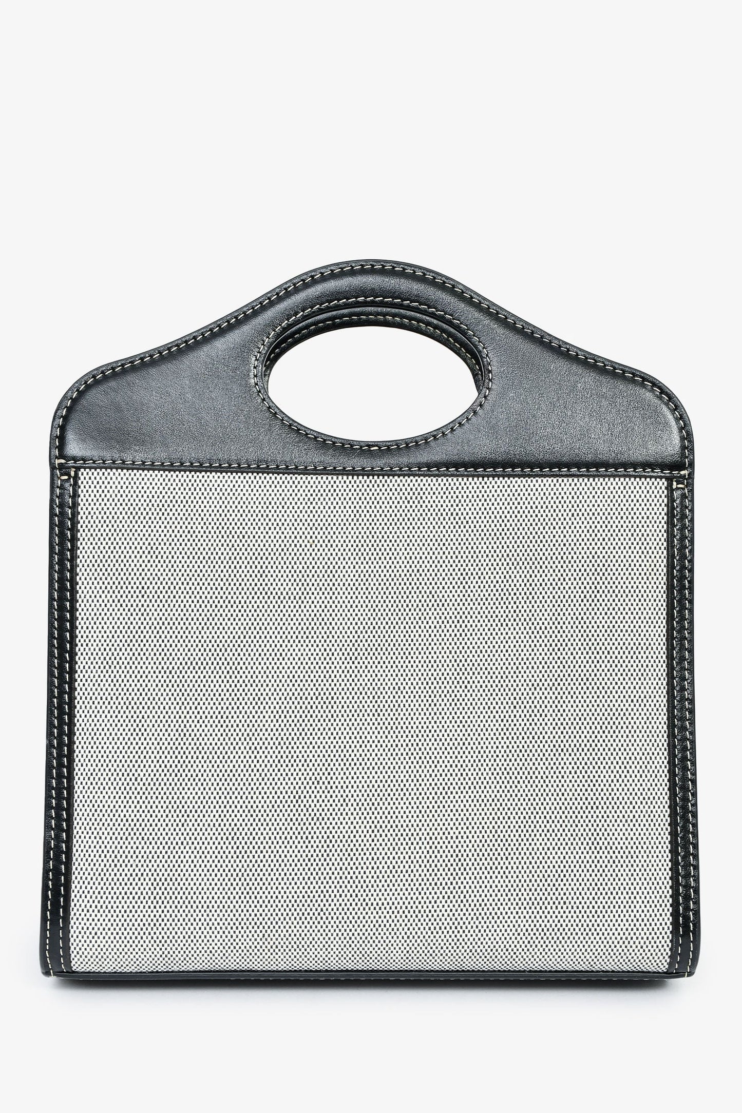 Burberry Black Canvas/Leather Mini Pocket Bag