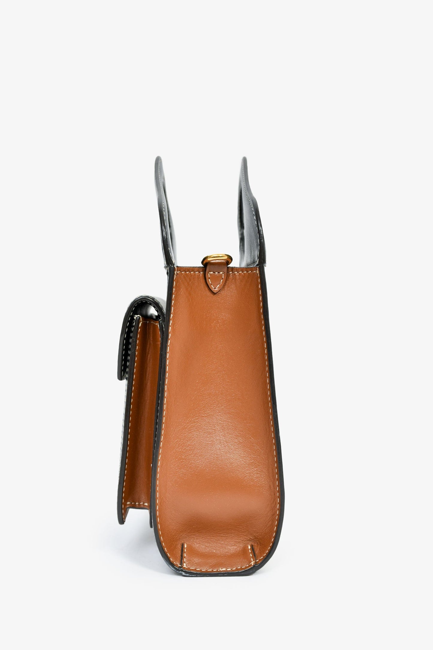 Burberry Black Canvas/Leather Mini Pocket Bag