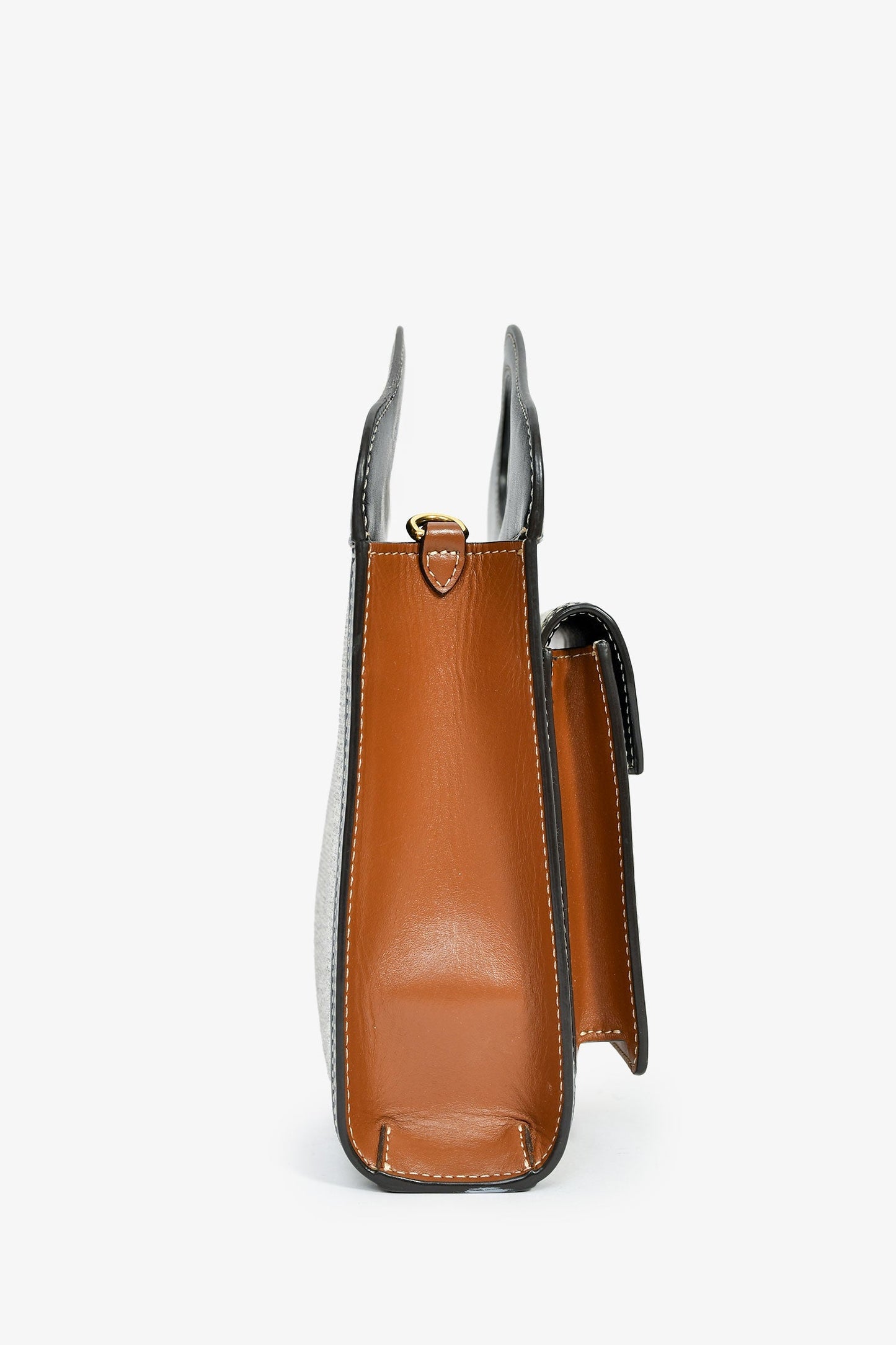 Burberry Black Canvas/Leather Mini Pocket Bag