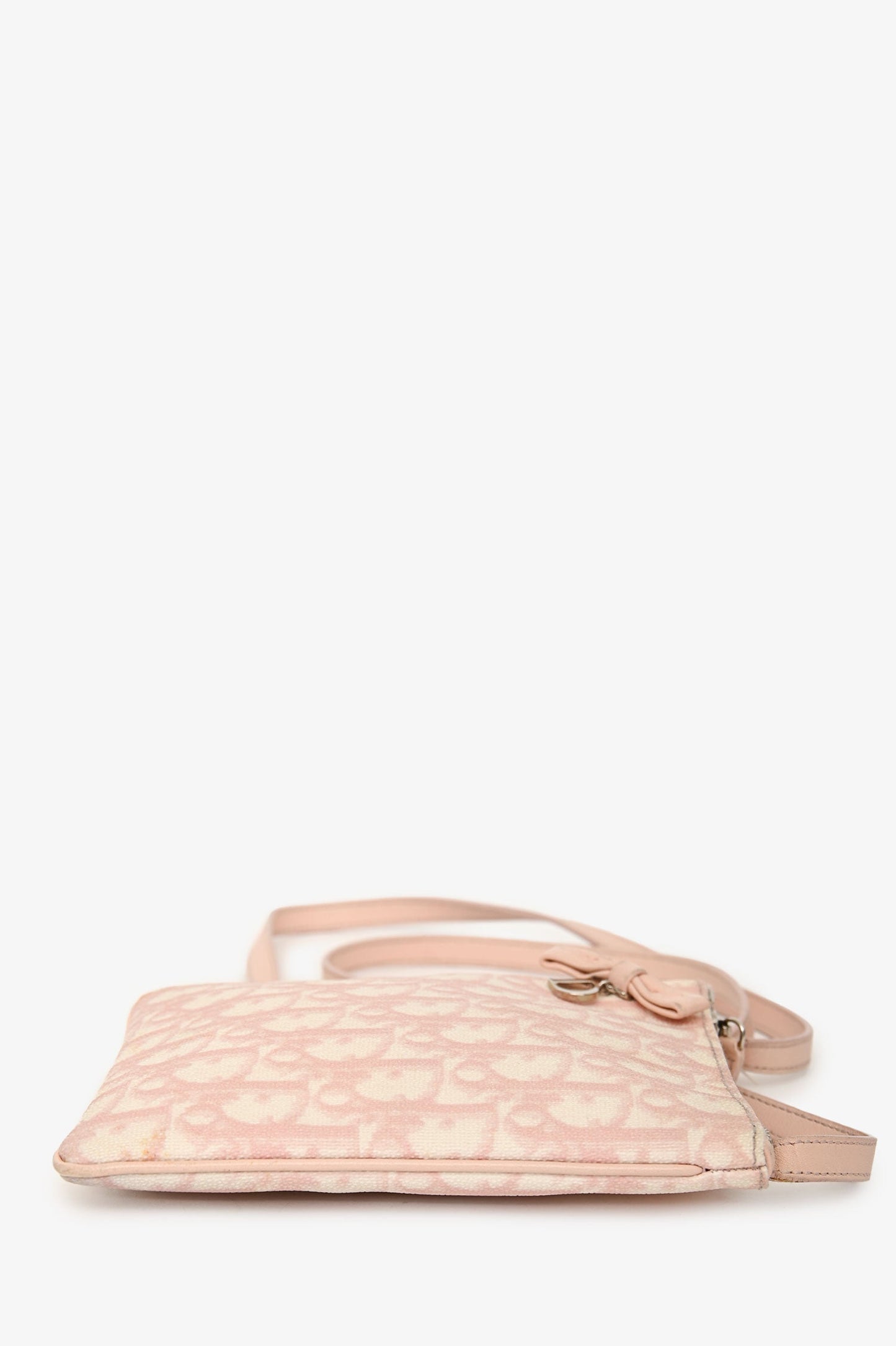 Christian Dior 2006 Pink Canvas Monogram Diorissimo Girly Crossbody Bag