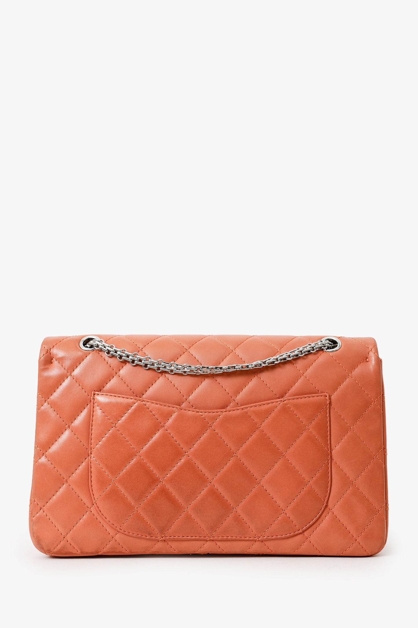 Chanel™ 2011 Salmon Lambskin Quilted 2.55 Reissue 227 Flap Bag