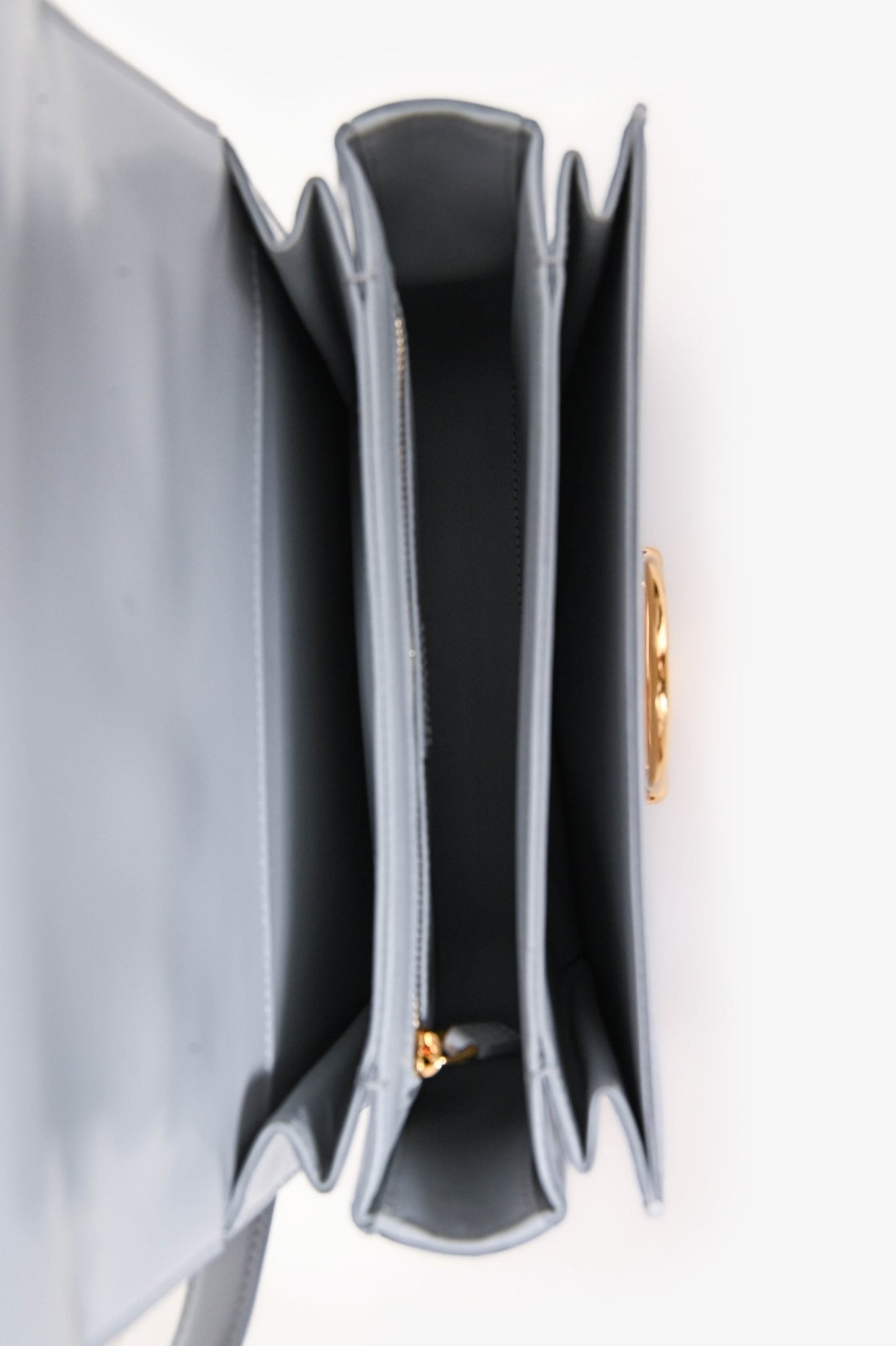 Gucci Grey Patent 'Siena' Small Shoulder Bag