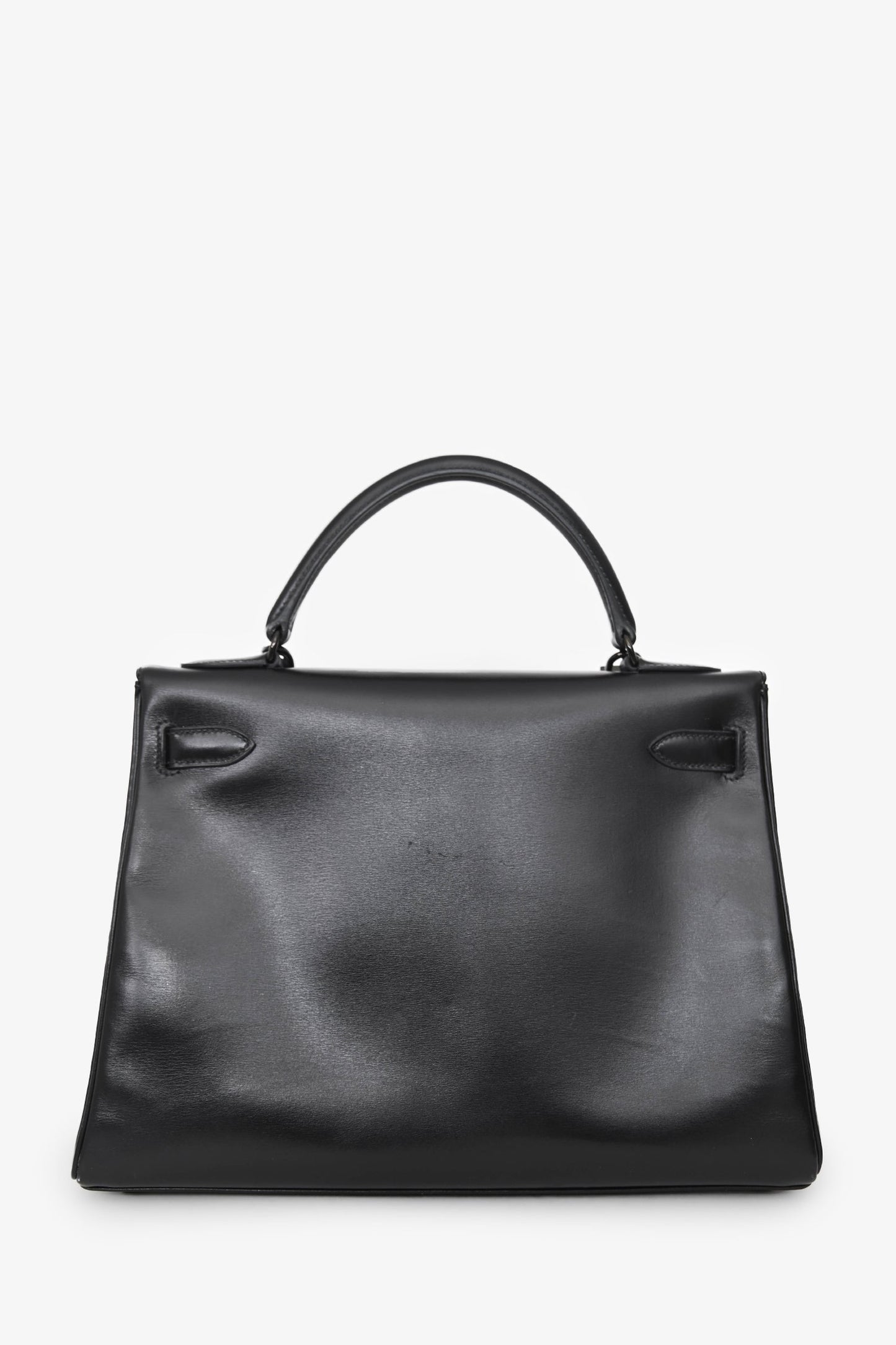 Hermès Black Box Leather So Black Kelly 32