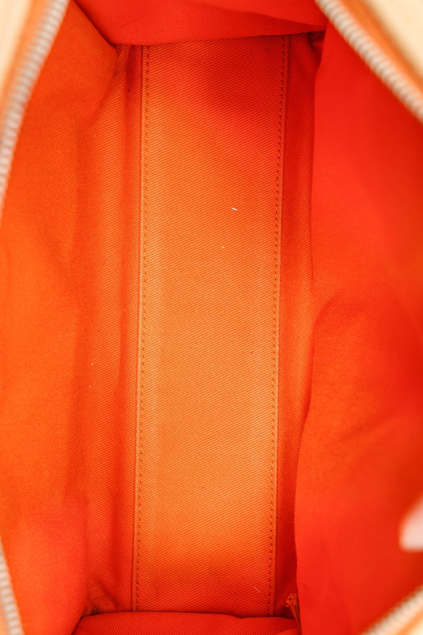 Chanel™ 2014-15 Orange Canvas Deauville Mini Bowling Bag