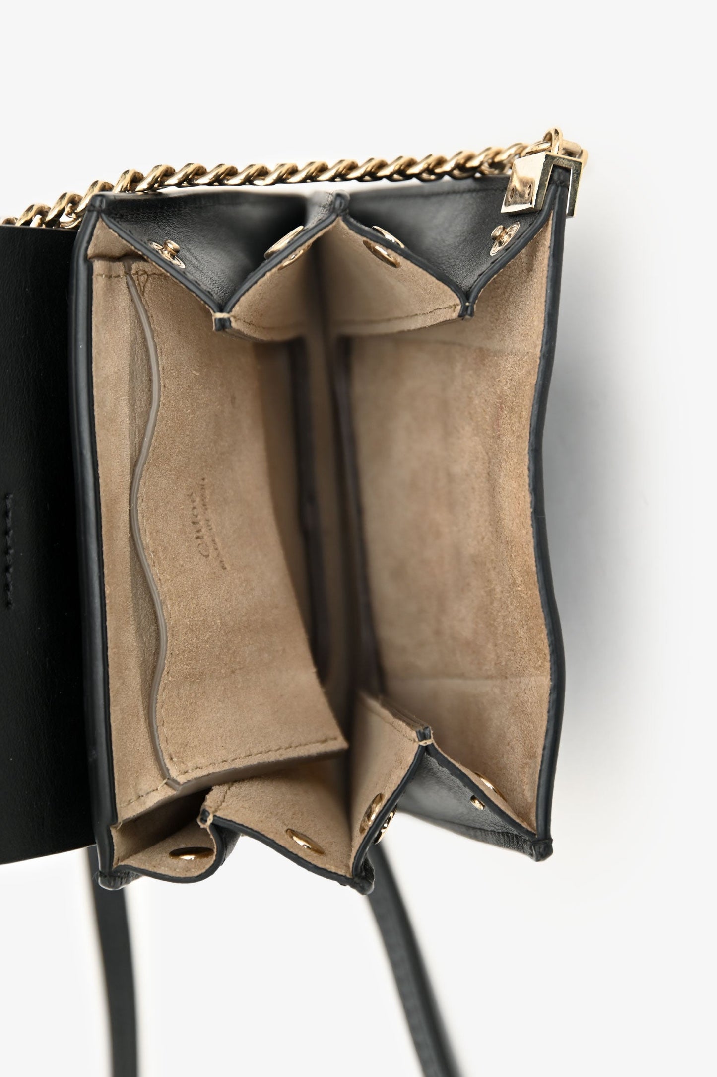 Chloe Black Leather Mini Faye Crossbody Bag