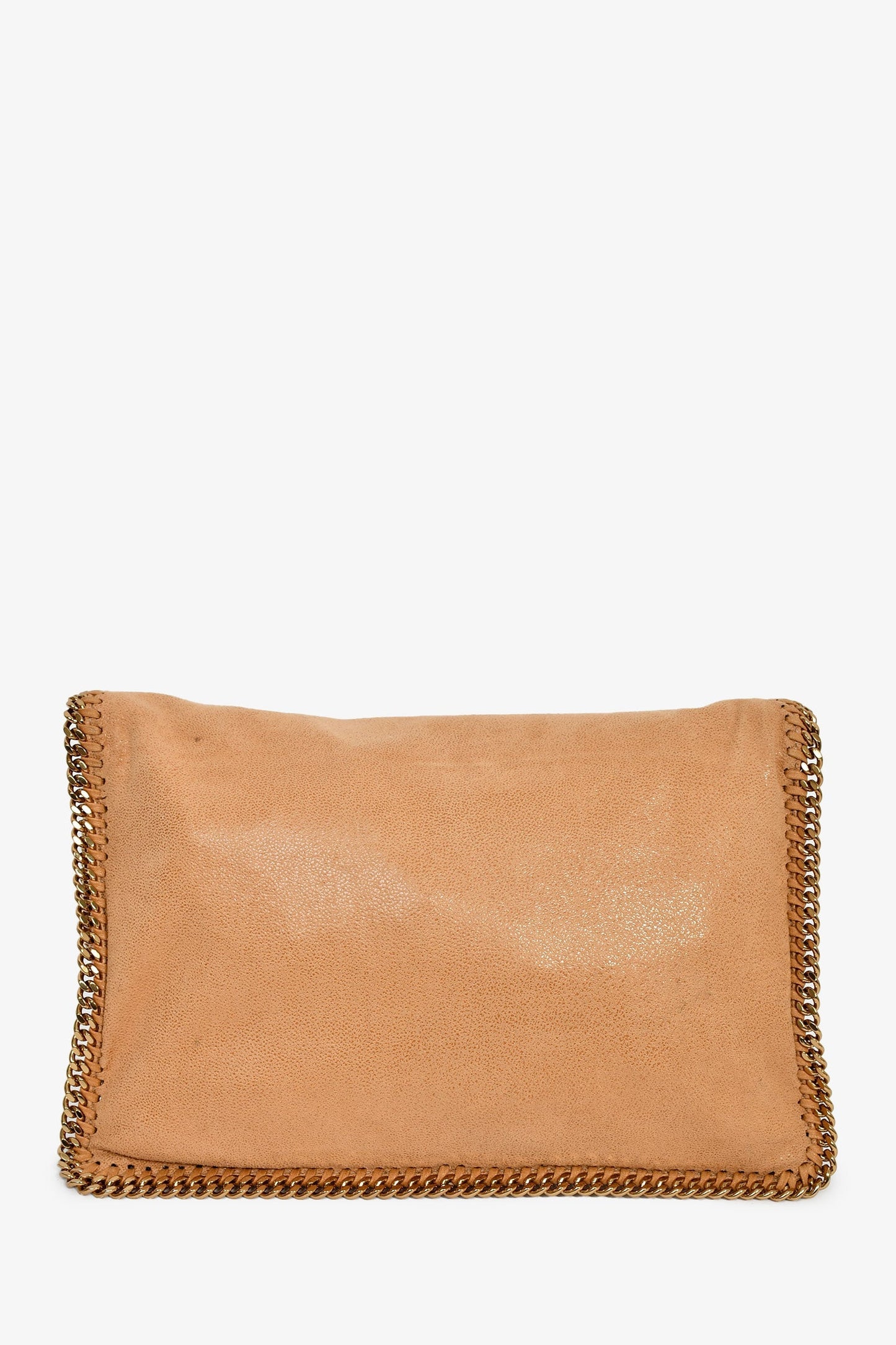 Stella McCartney Brown Vegan Suede Clutch