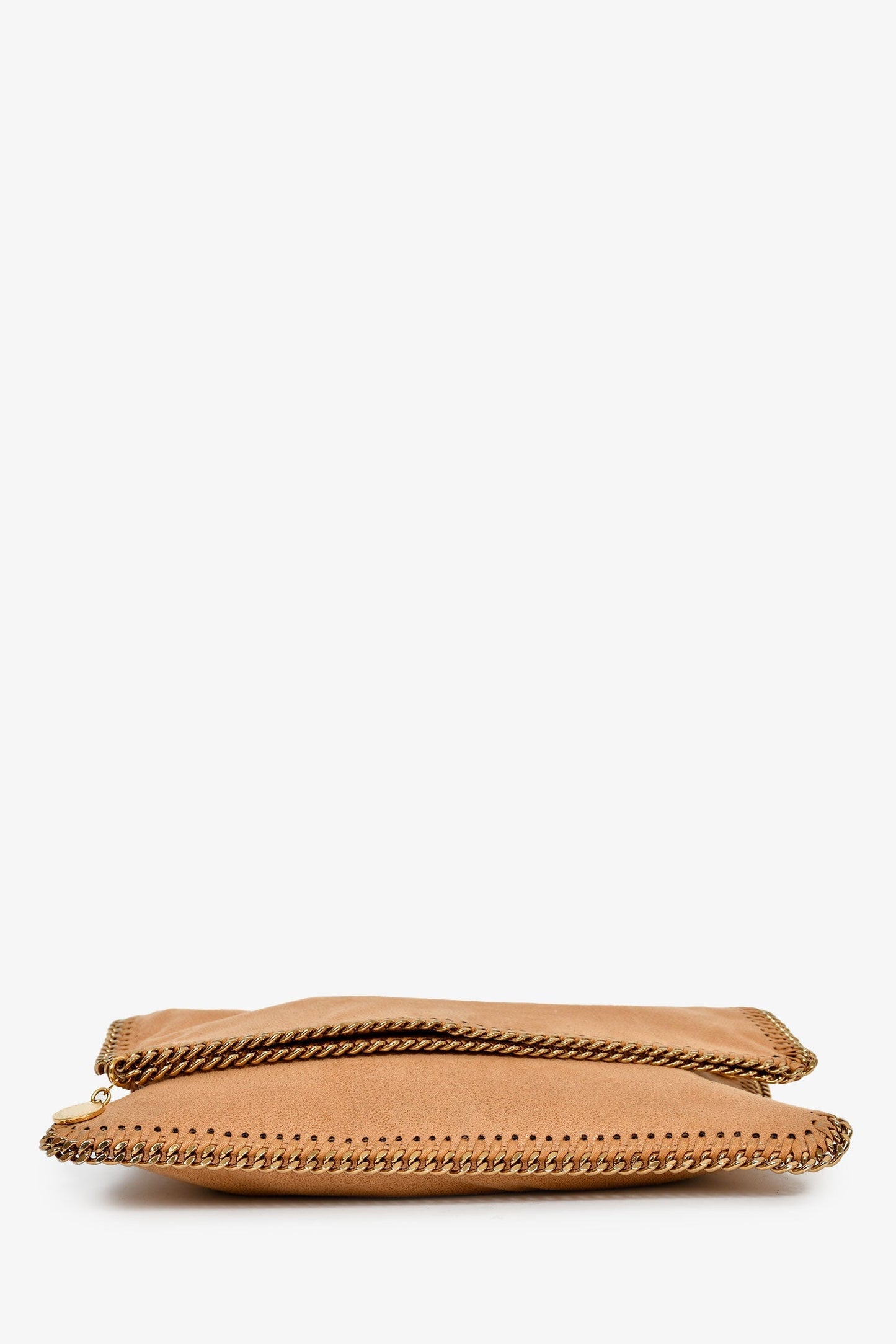 Stella McCartney Brown Vegan Suede Clutch