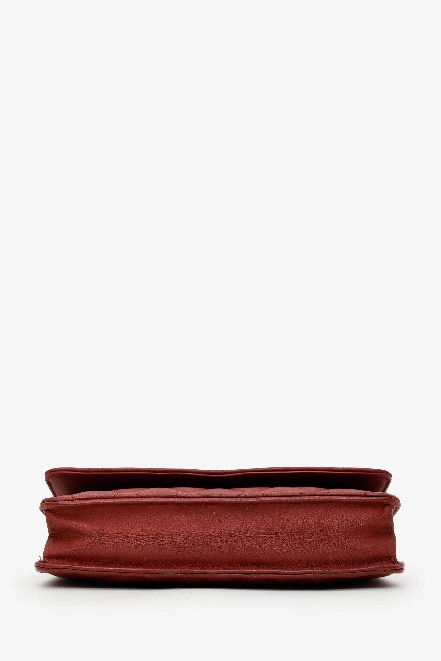 Chanel™ 2011-12 Burgundy Quilted Lambskin Wallet on Chain