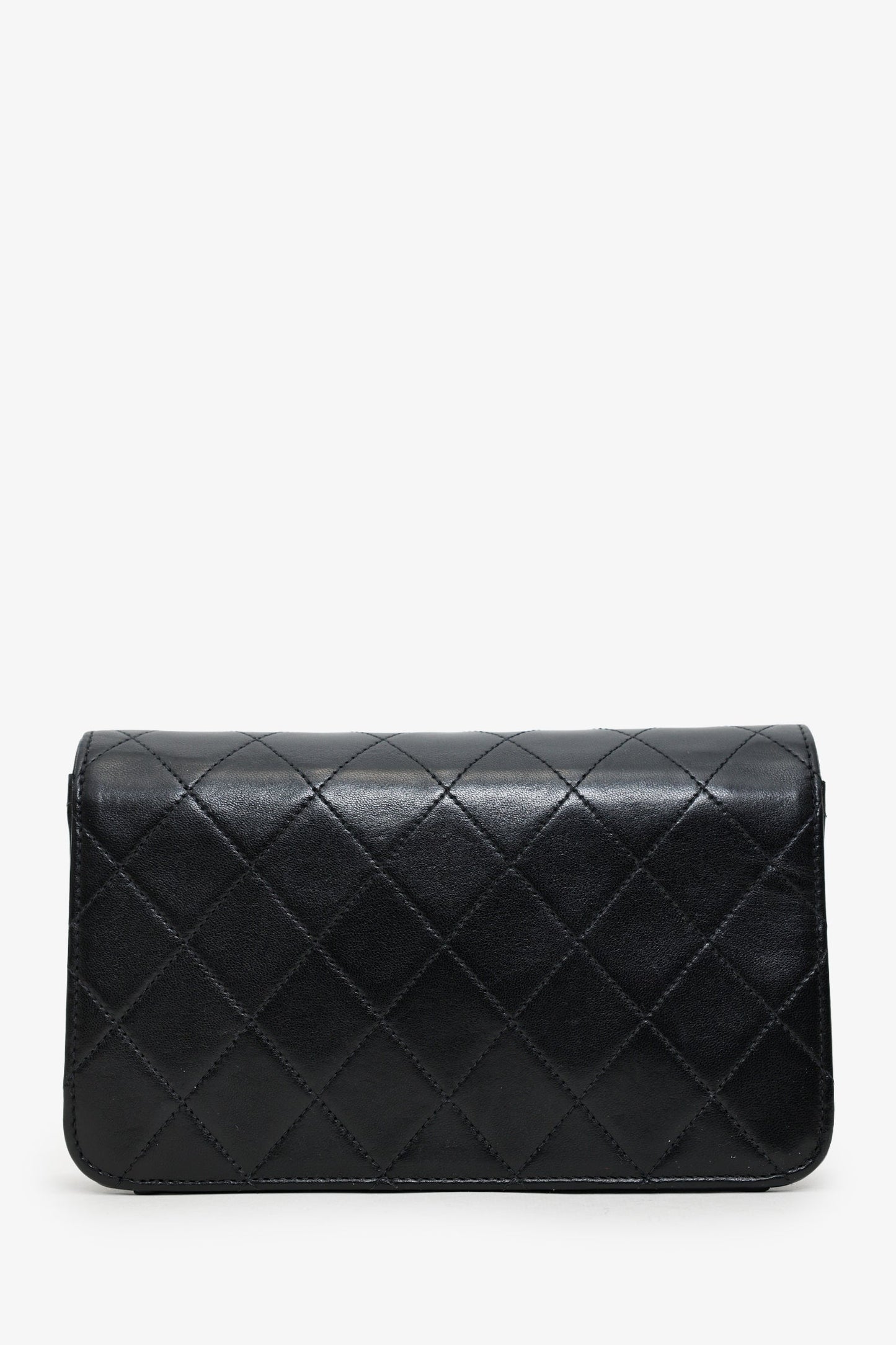 Chanel™ Black Quilted Lambskin Mini Full Flap Bag