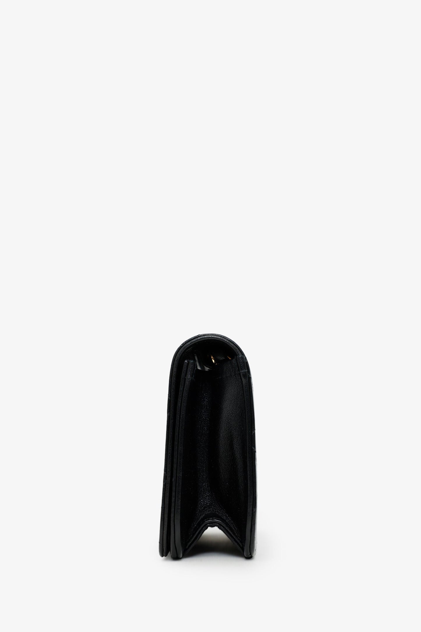 Chanel™ Black Quilted Lambskin Mini Full Flap Bag