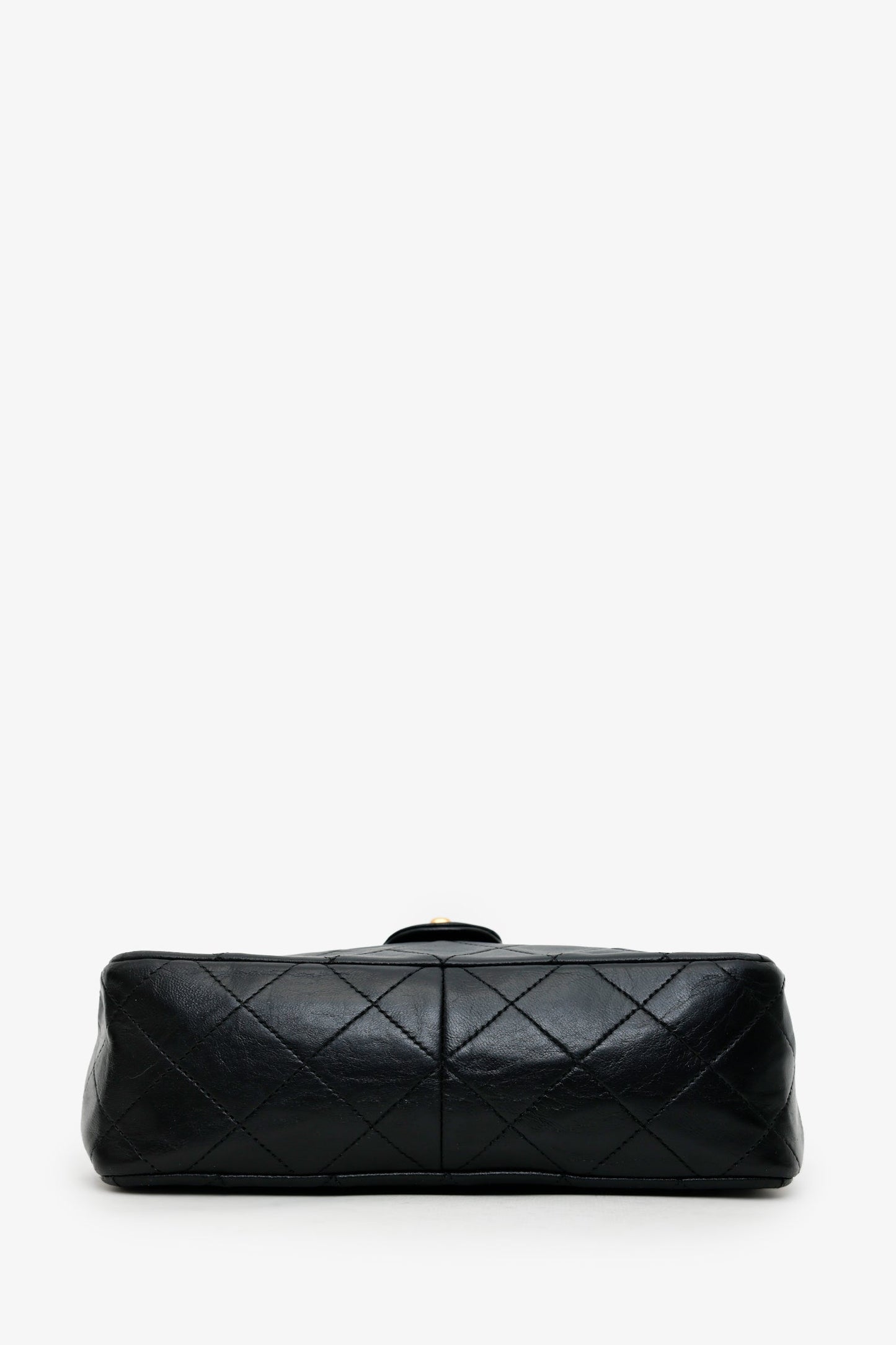 Chanel™ Black Quilted Lambskin Mini Square Flap Bag