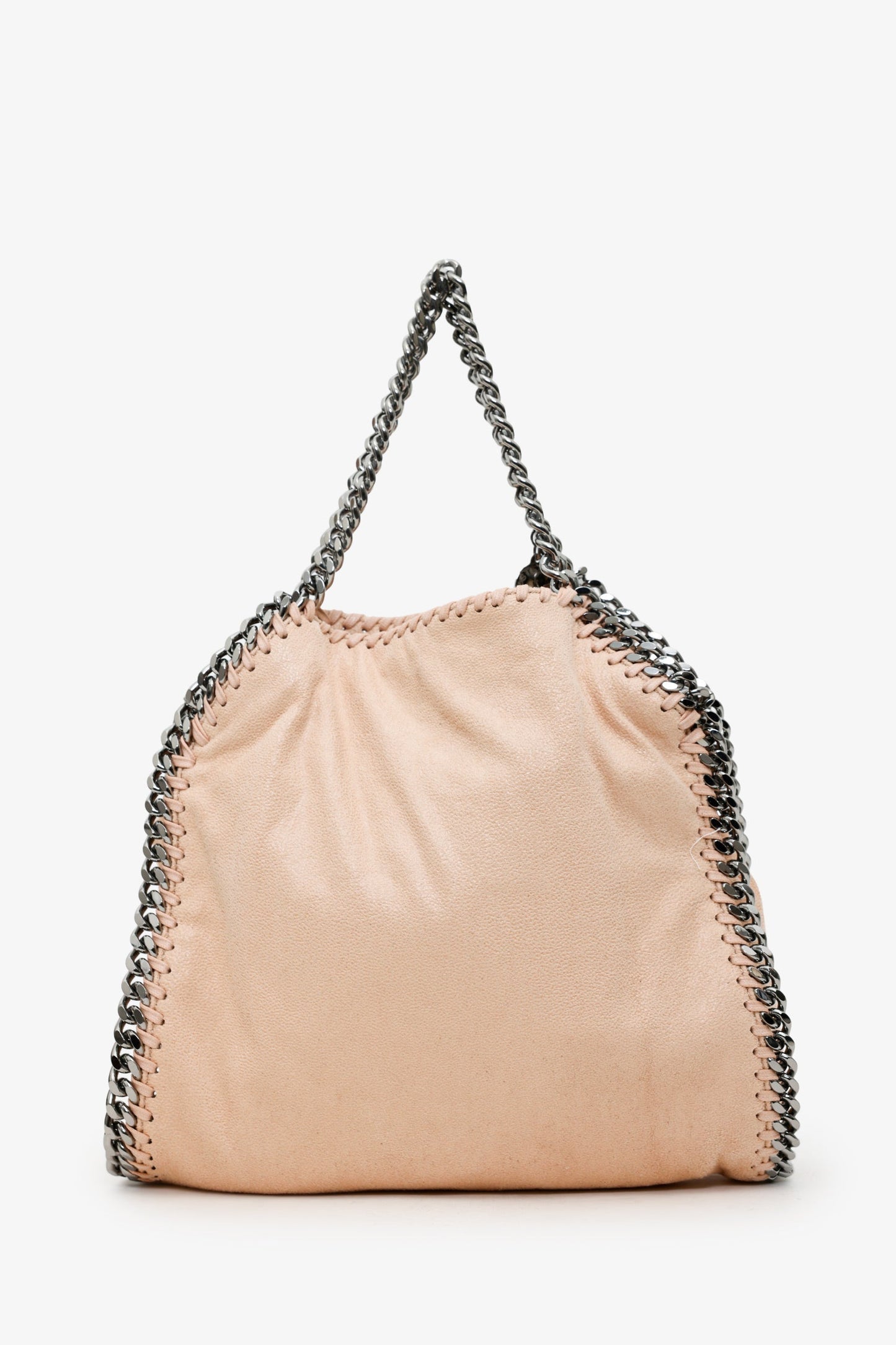 Stella McCartney Nude Leather Small Star Fringe Falabella Crossbody Bag