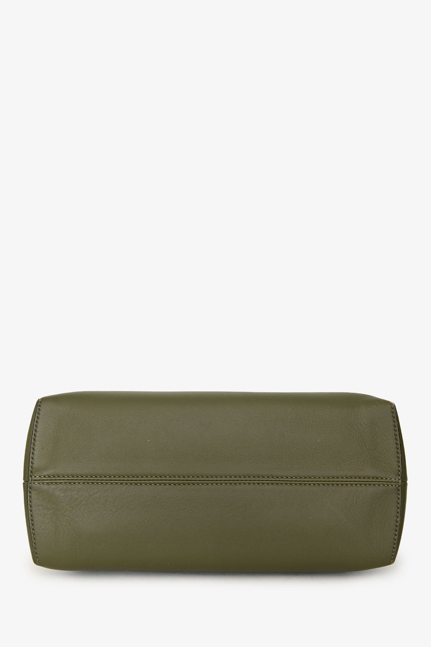 Fendi Olive Green Leather Medium By The Way Crossbody Bag