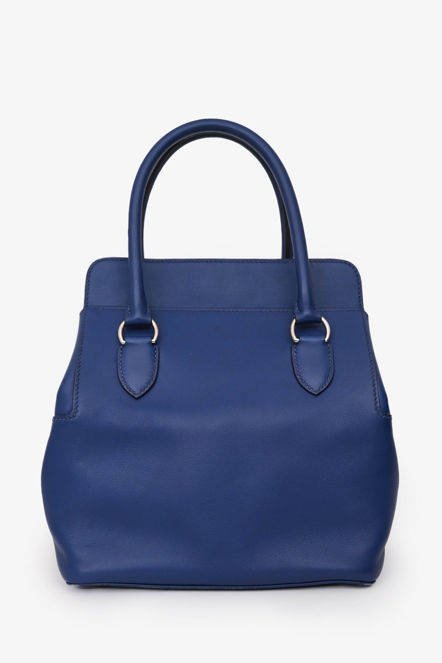 Hermès 2014 Blue Swift Leather Toolbox 20 With Strap