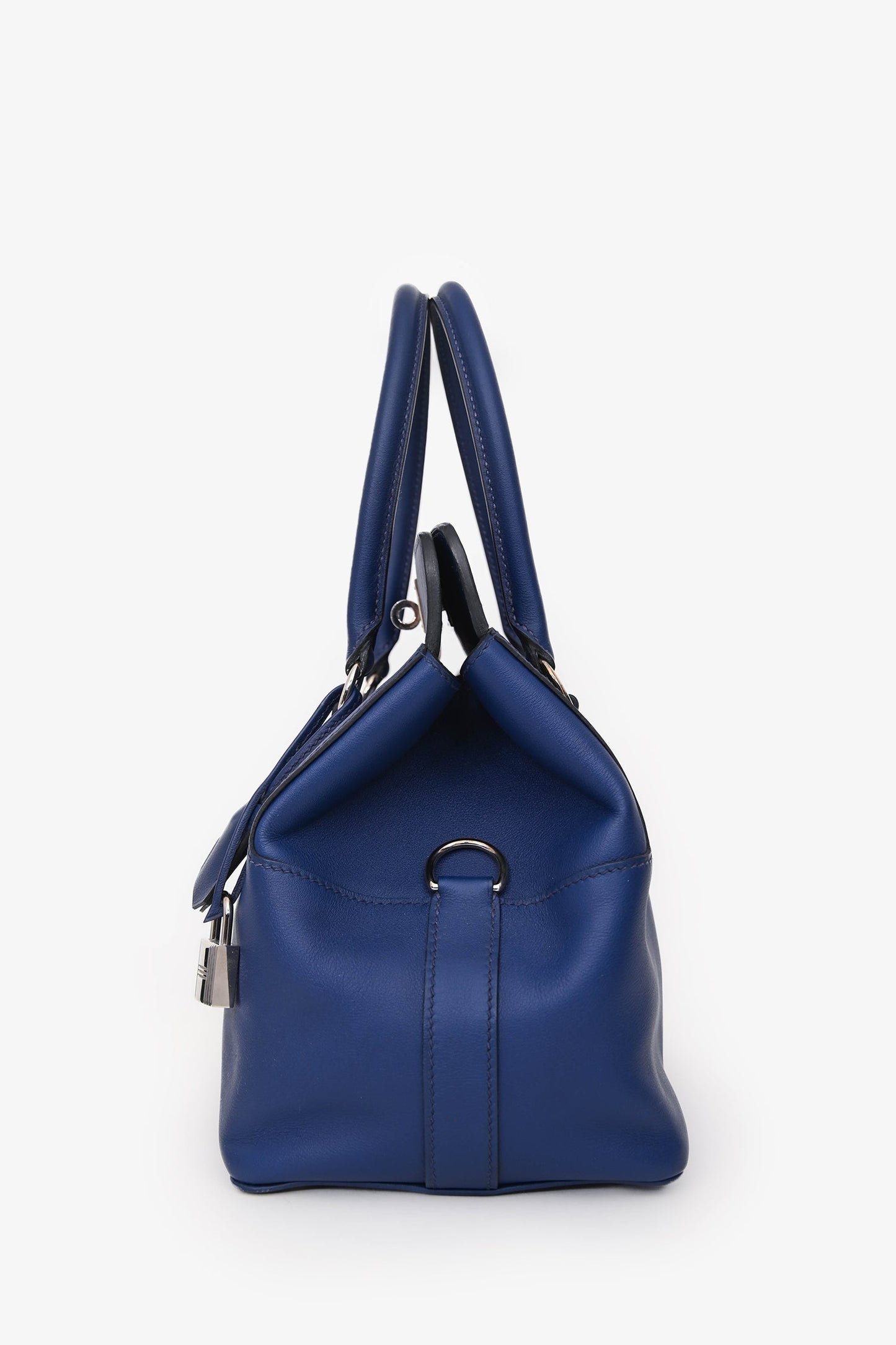 Hermès 2014 Blue Swift Leather Toolbox 20 With Strap