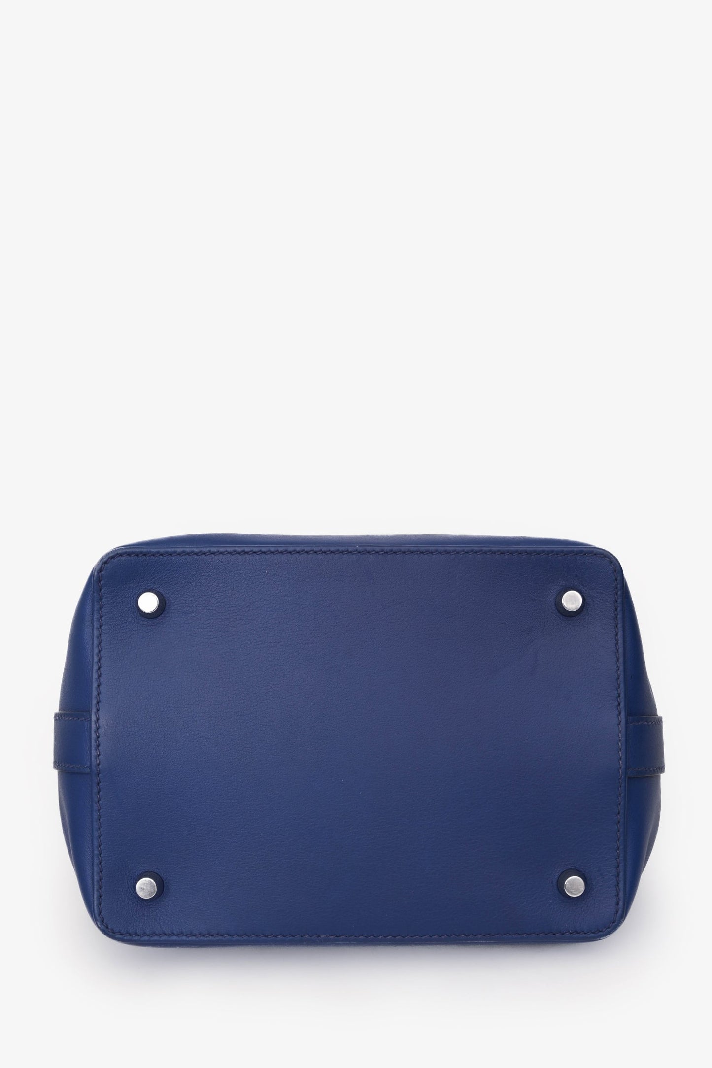 Hermès 2014 Blue Swift Leather Toolbox 20 With Strap