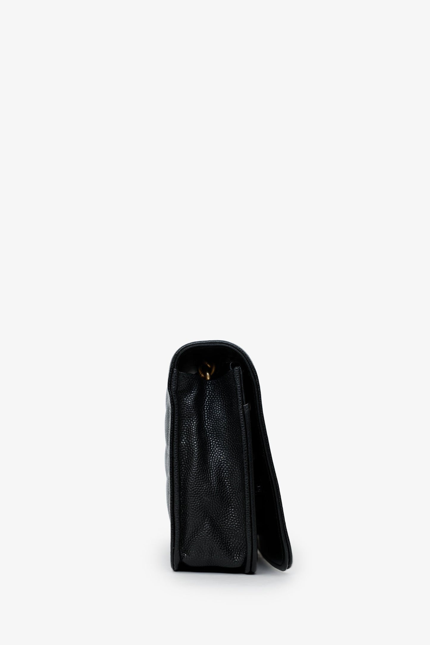 Chanel™ Black Caviar CC Boy Wallet On Chain