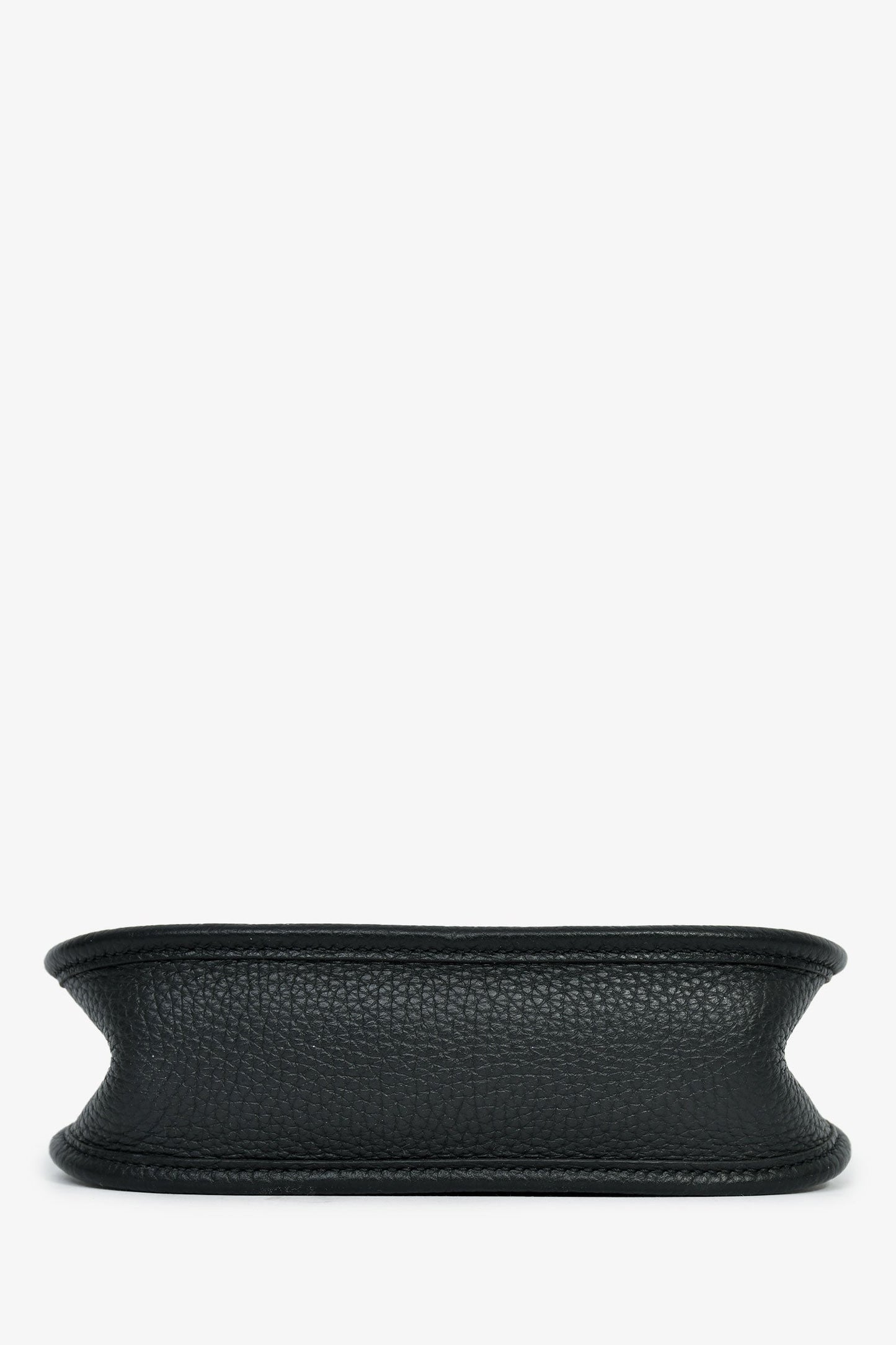 Hermès 2023 Black Clemence Leather Mini Evelyne TPM 16 Crossbody