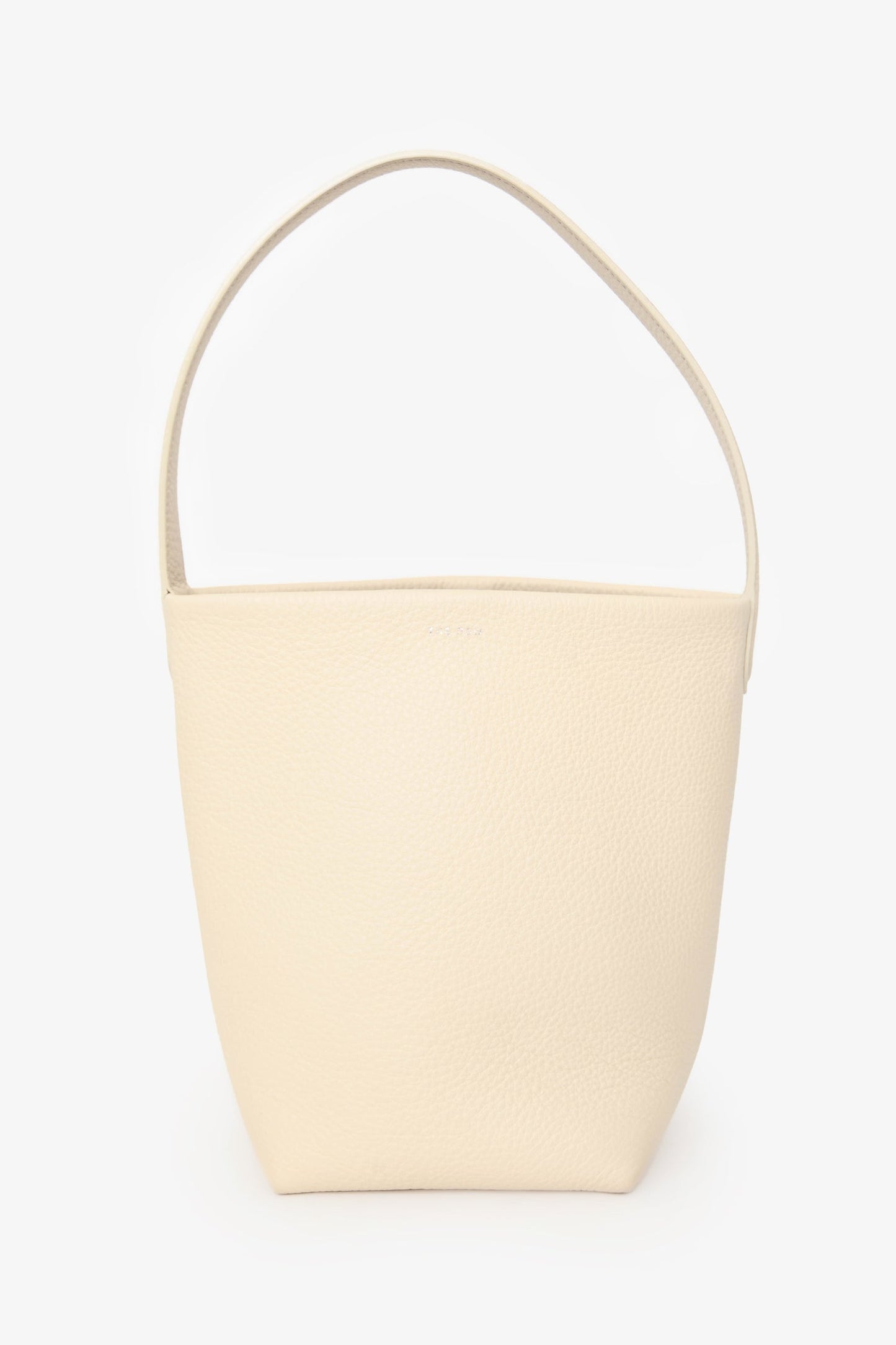 The Row Ivory Calfskin Leather Small N/S Park Tote Bag