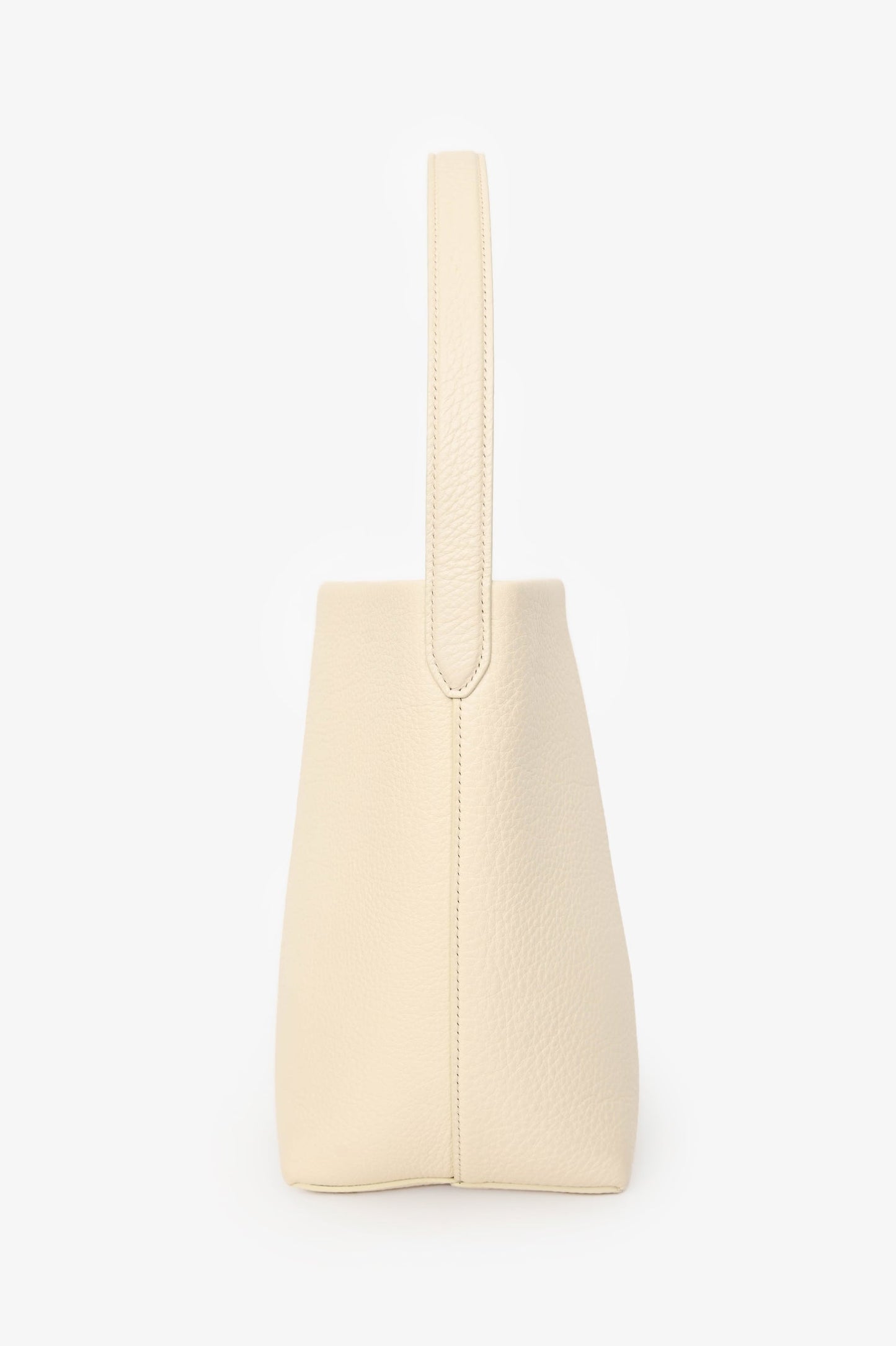 The Row Ivory Calfskin Leather Small N/S Park Tote Bag