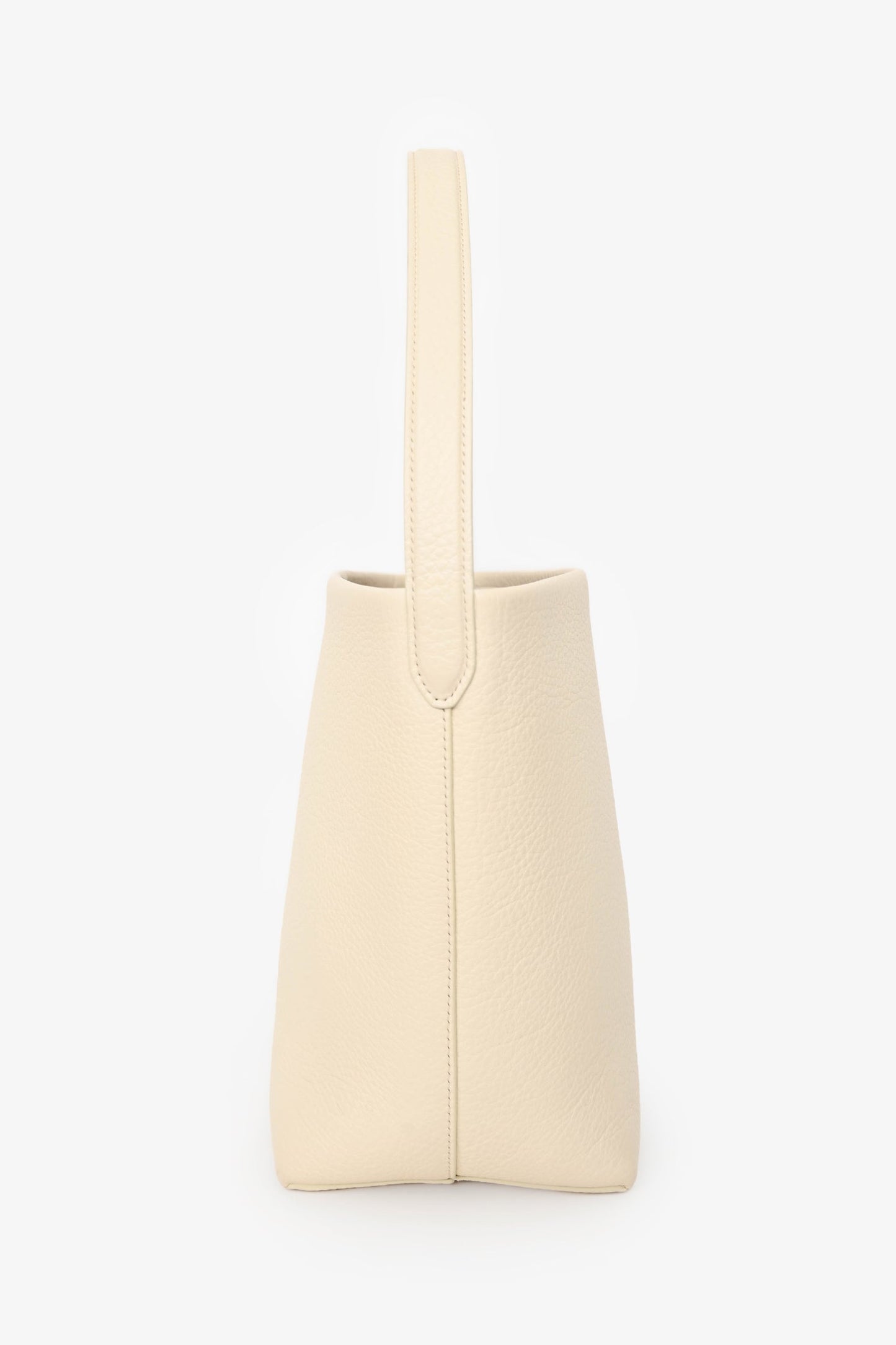 The Row Ivory Calfskin Leather Small N/S Park Tote Bag