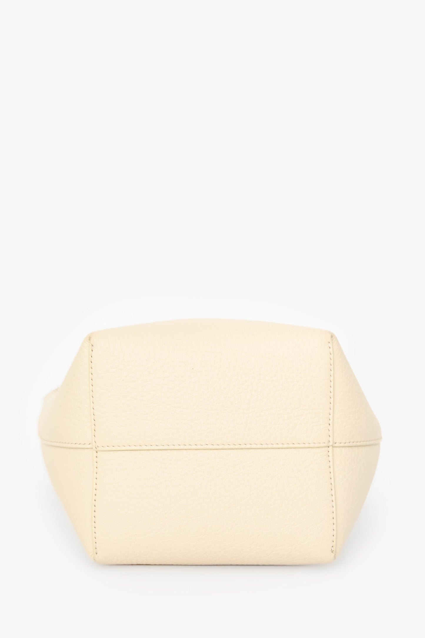 The Row Ivory Calfskin Leather Small N/S Park Tote Bag