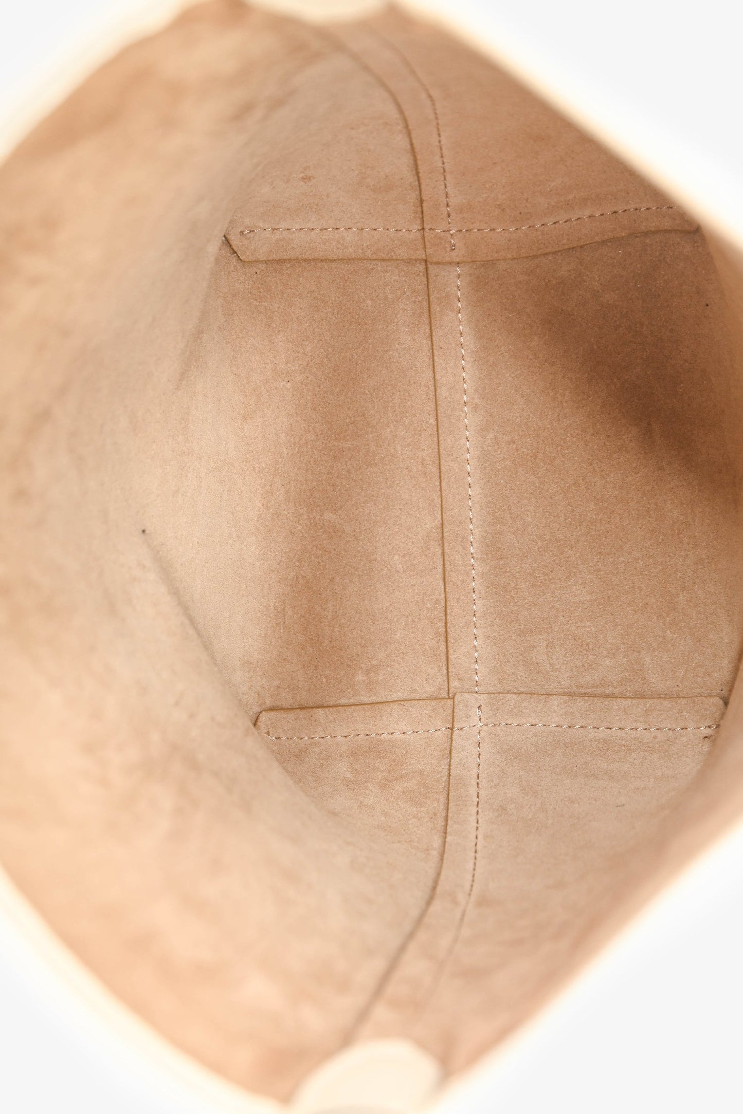 The Row Ivory Calfskin Leather Small N/S Park Tote Bag