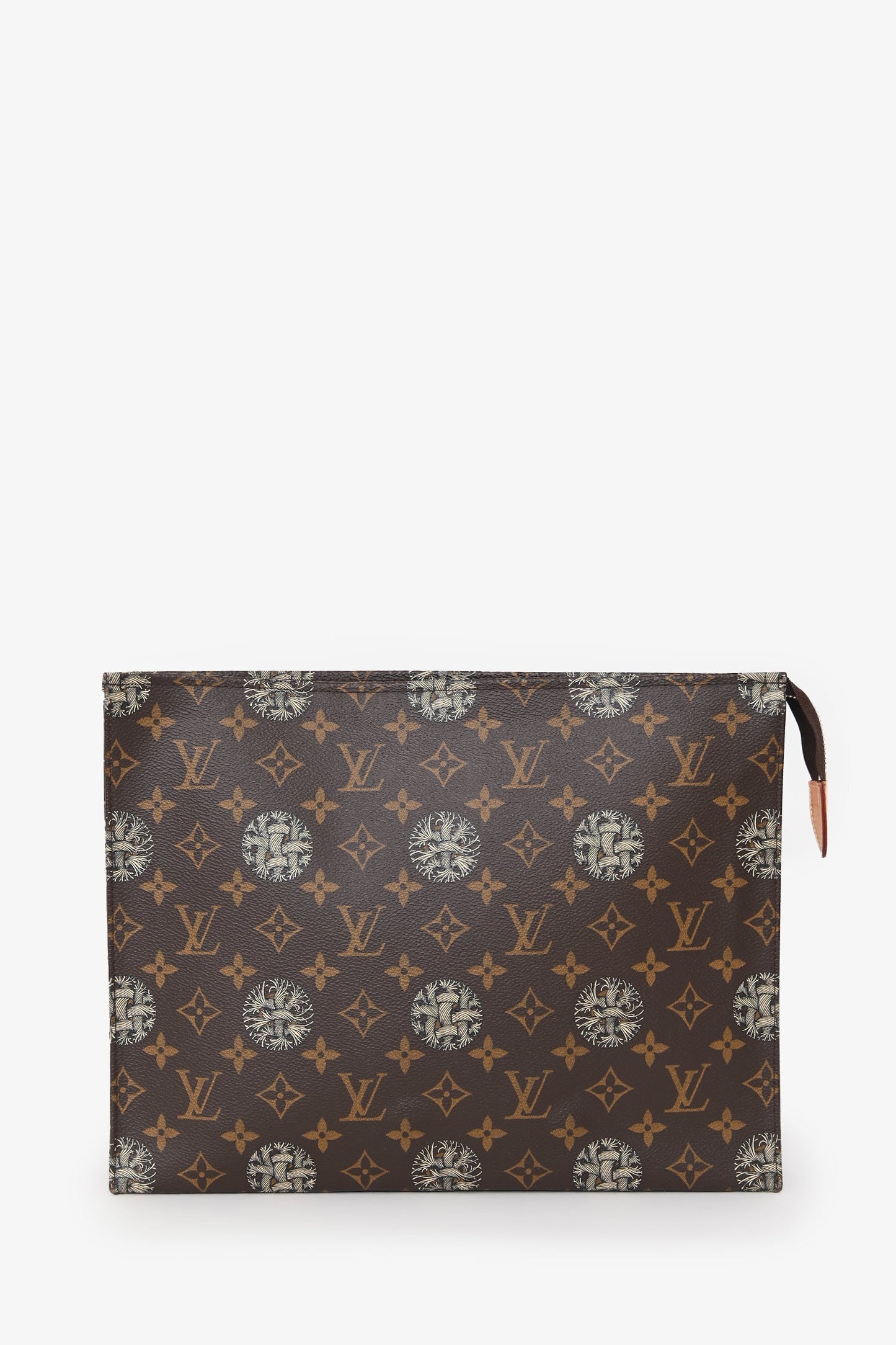 Louis Vuitton Runway 2015 Monogram Nemeth Rope Pochette Voyage Clutch Bag