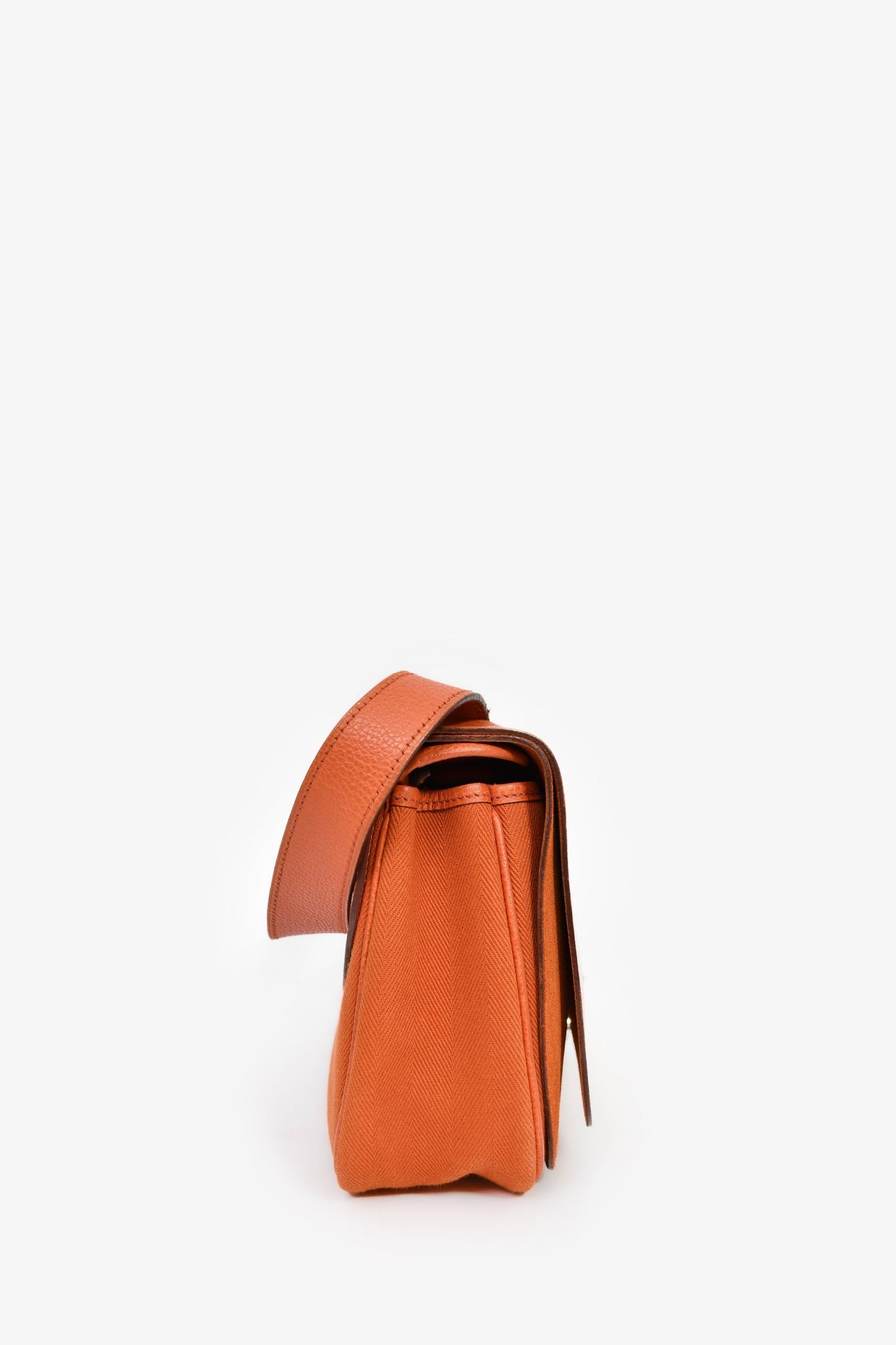 Hermès Orange Leather/Suede 'Colorado' MM Shoulder Bag