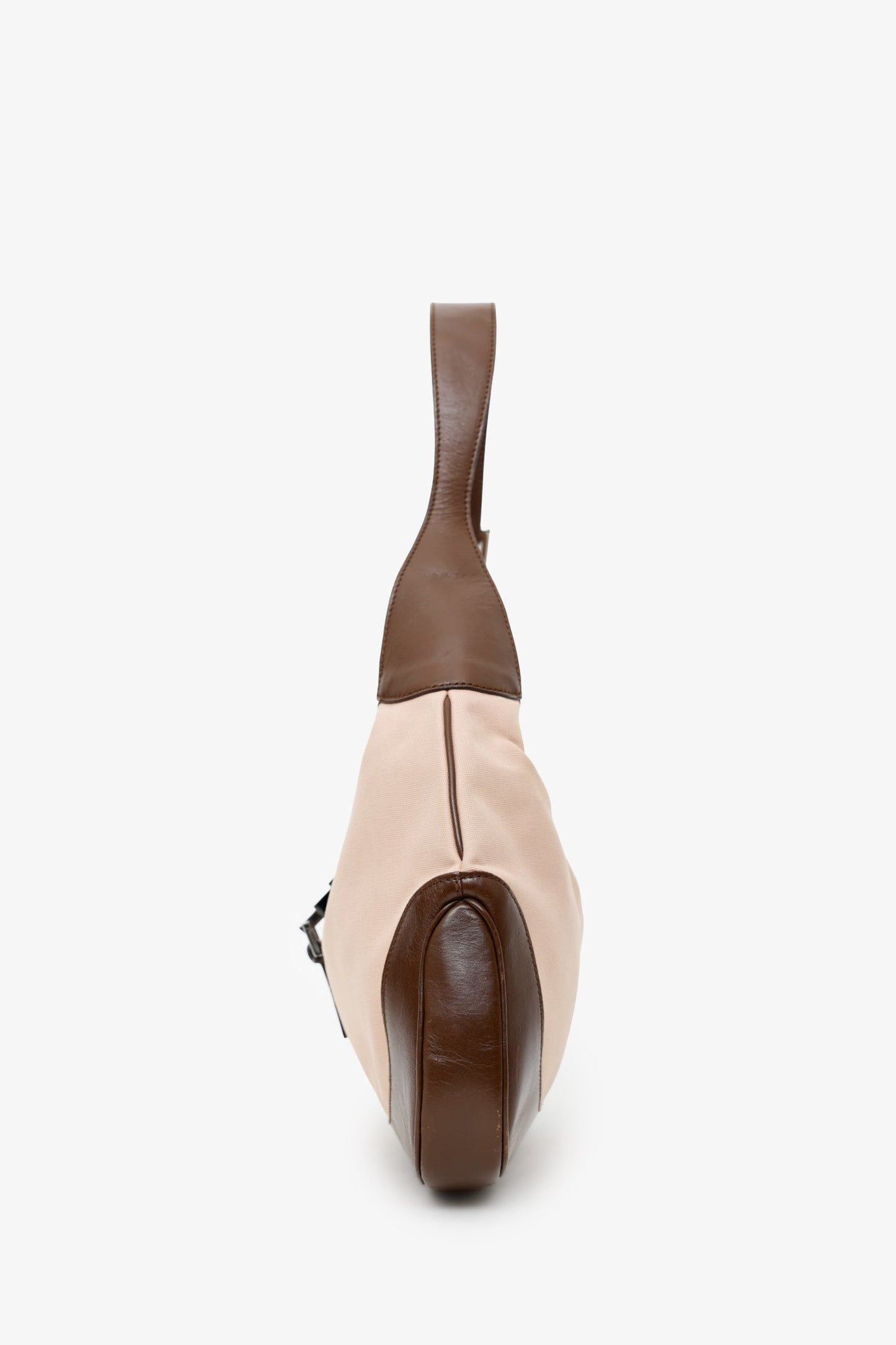 Gucci Brown/Beige Canvas and Leather Jackie O Hobo