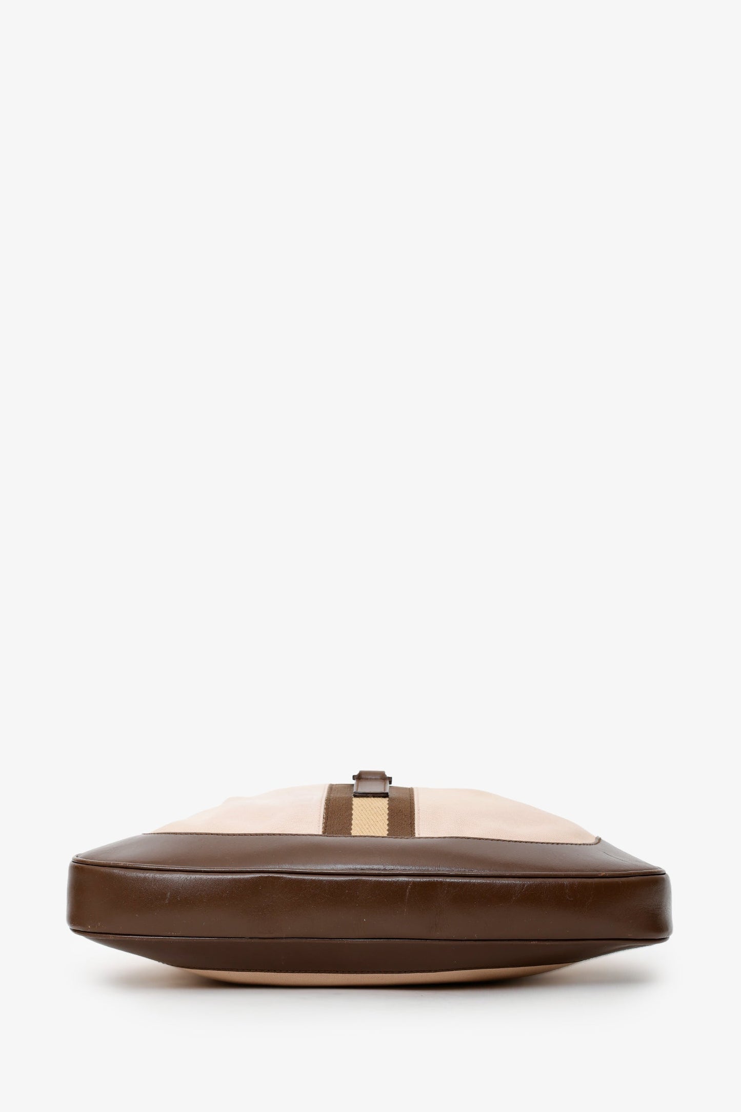 Gucci Brown/Beige Canvas and Leather Jackie O Hobo