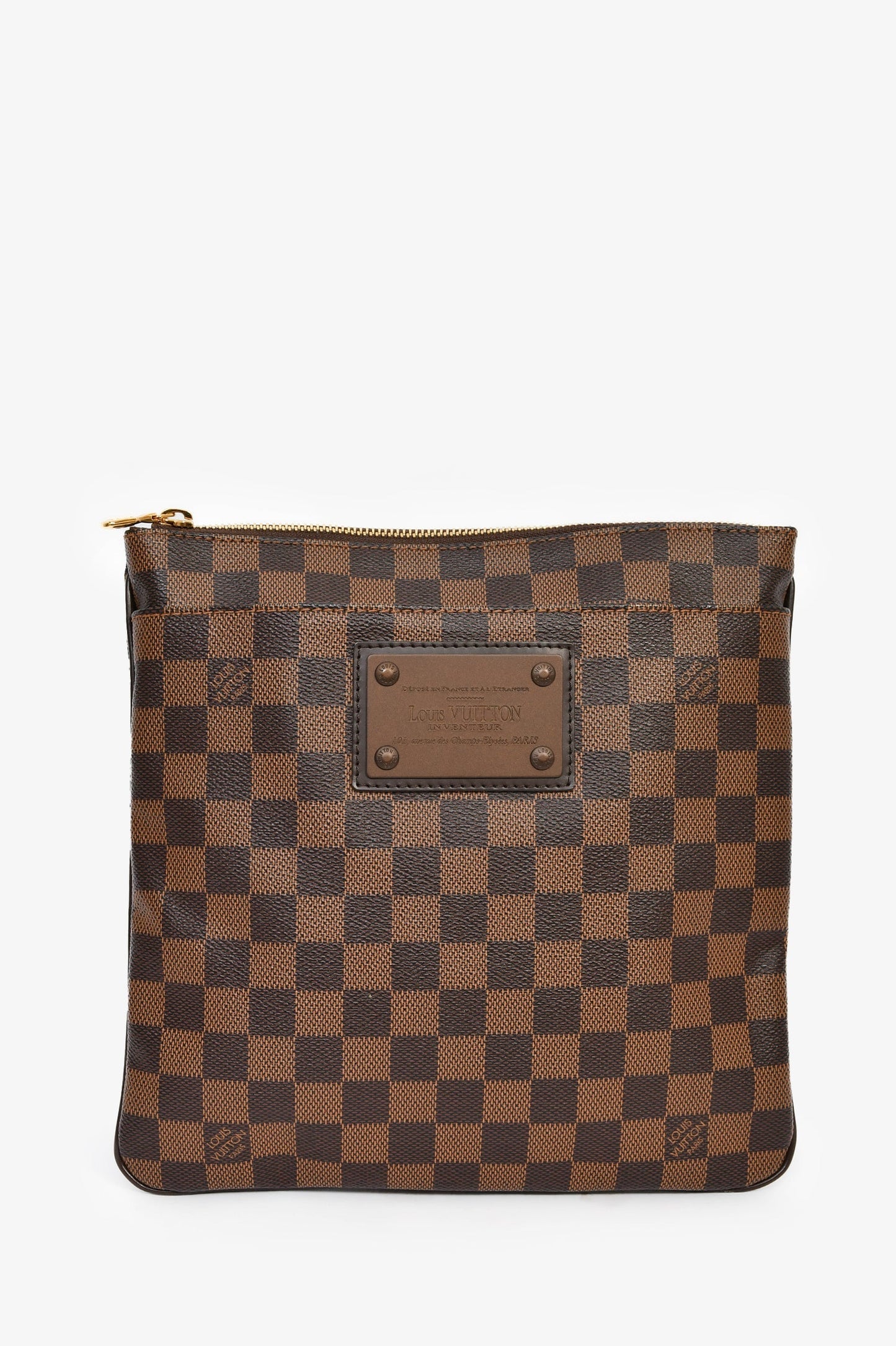 Louis Vuitton Damier Ebene Canvas Pochette 'Brooklyn' Crossbody