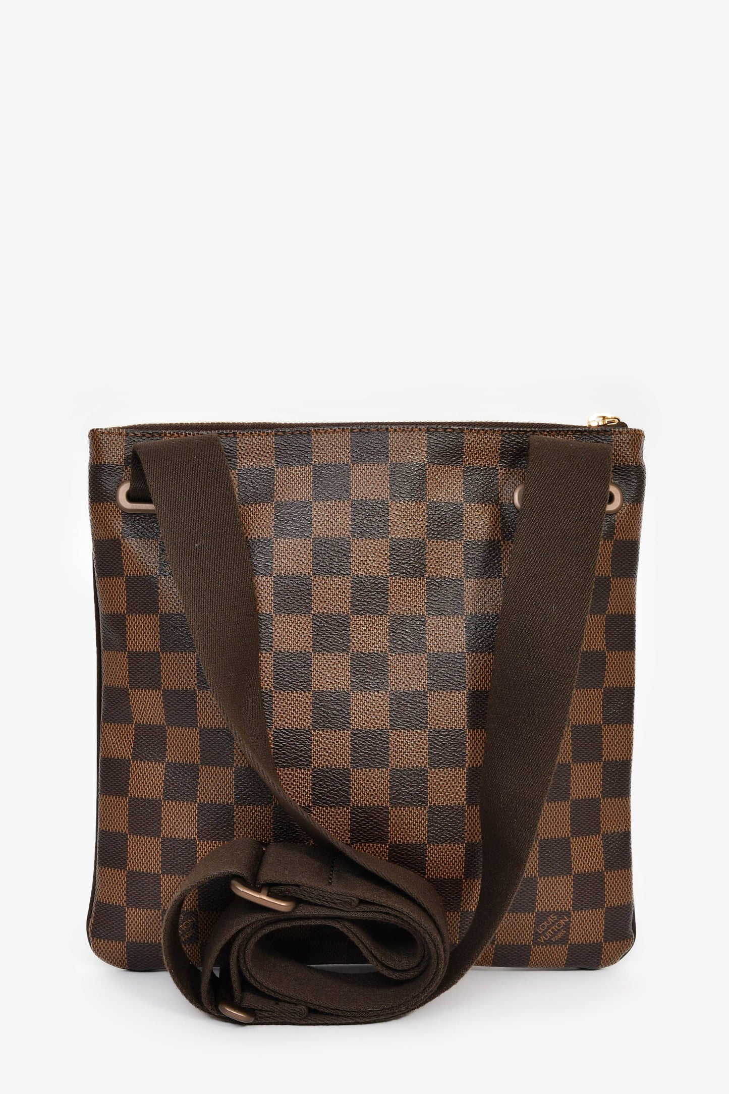 Louis Vuitton Damier Ebene Canvas Pochette 'Brooklyn' Crossbody