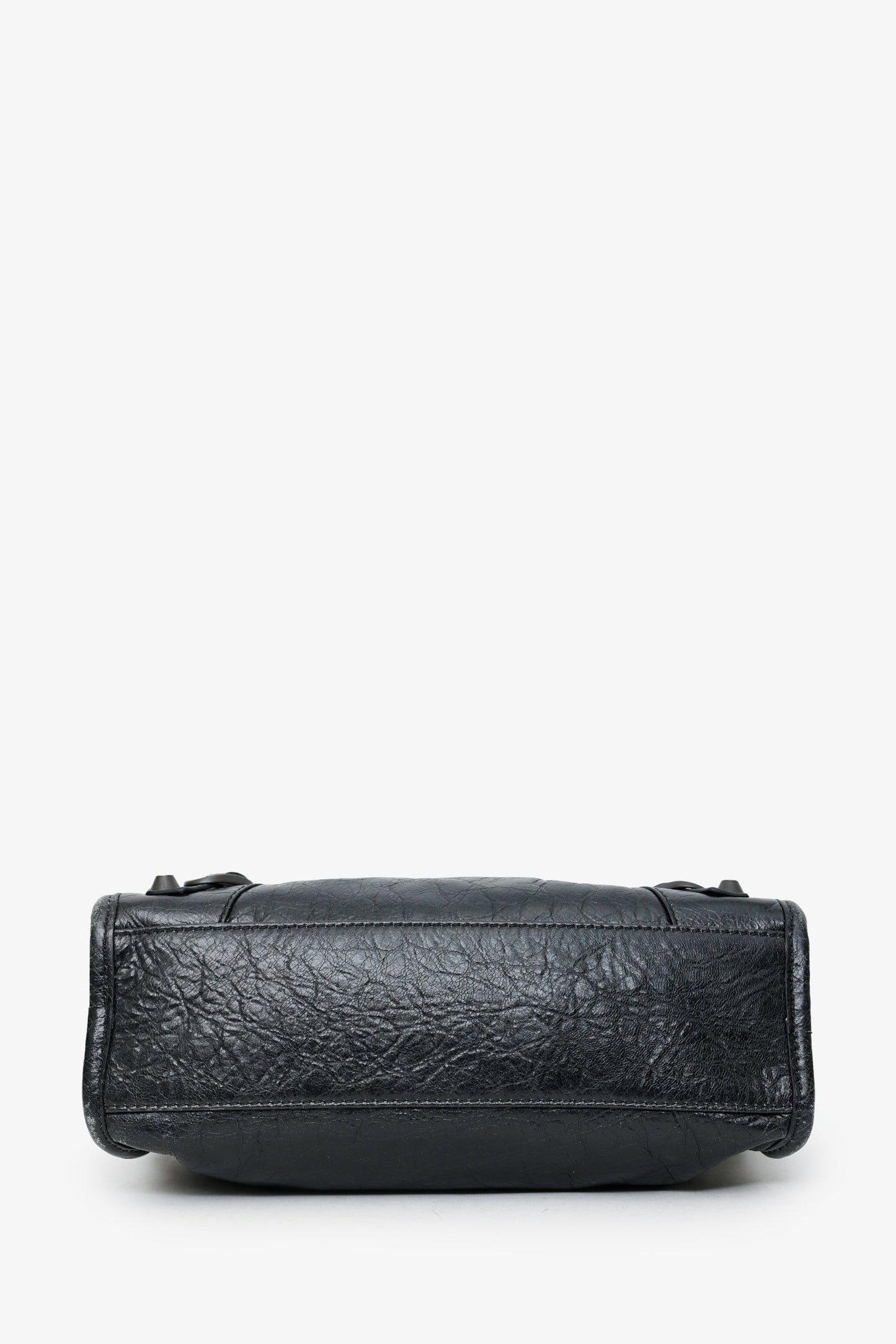 Balenciaga Black Leather With Brass Hardware Le City Mini Bag