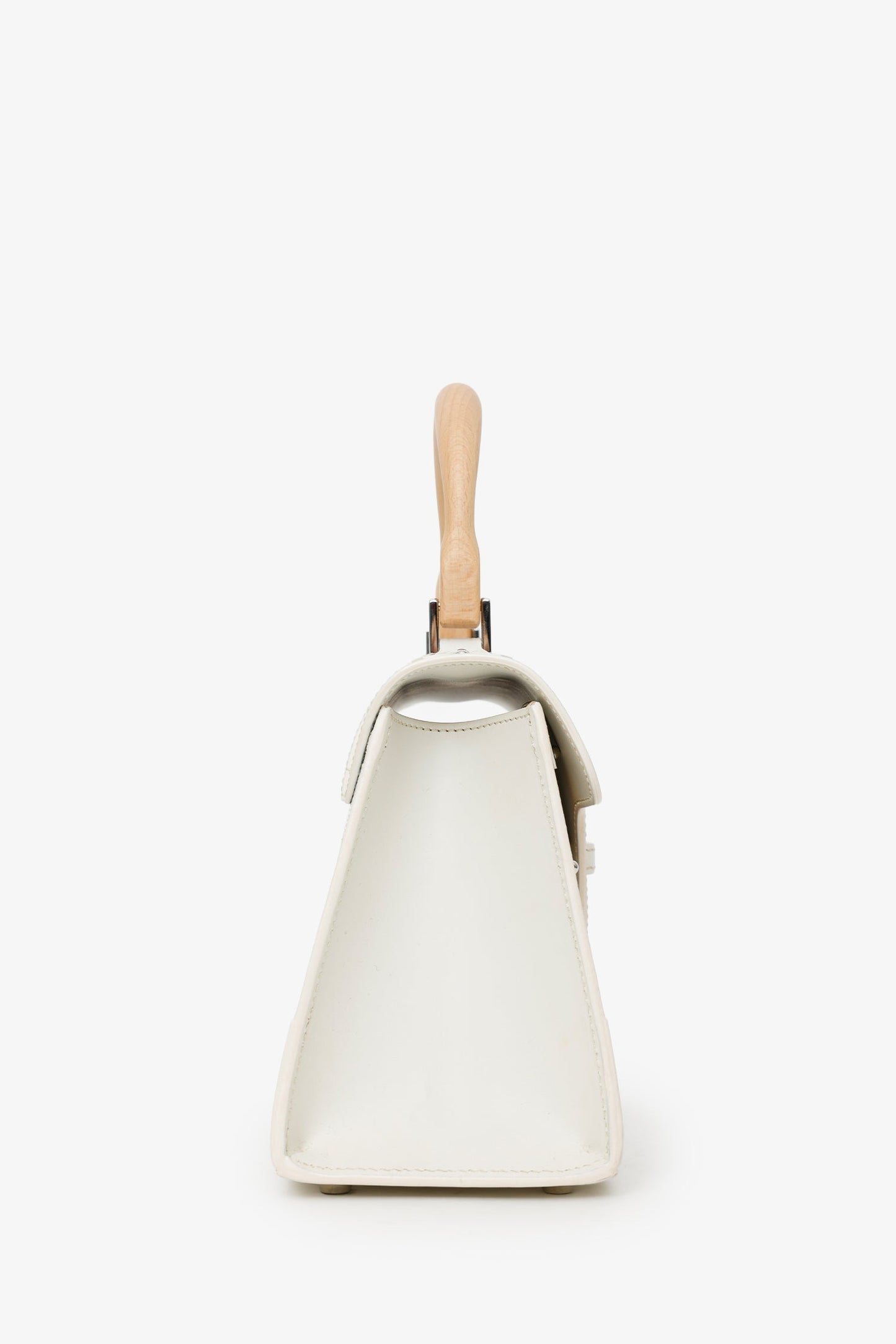 Goyard White Goyardine Saigon Mini Top Handle With Strap