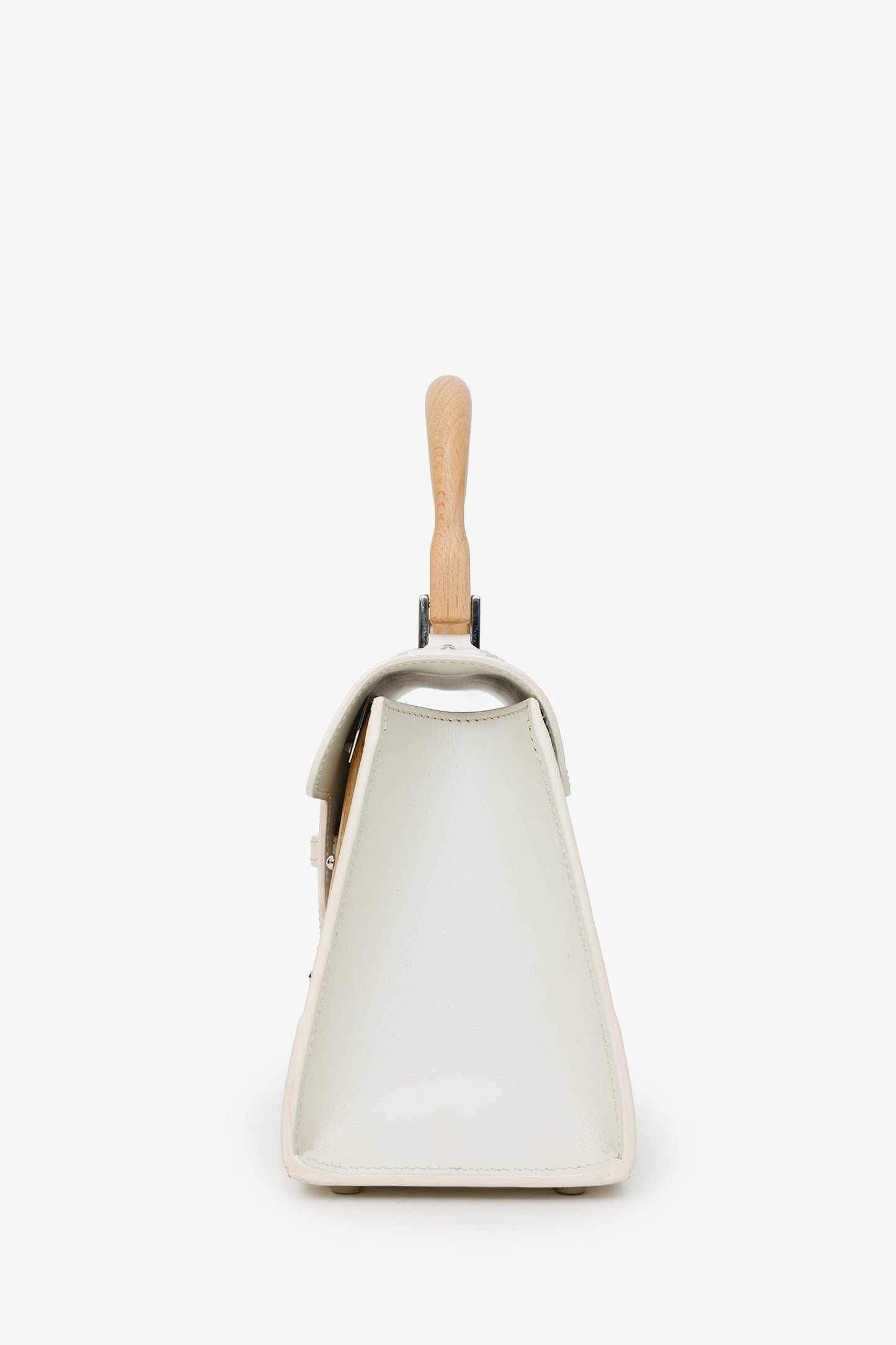 Goyard White Goyardine Saigon Mini Top Handle With Strap