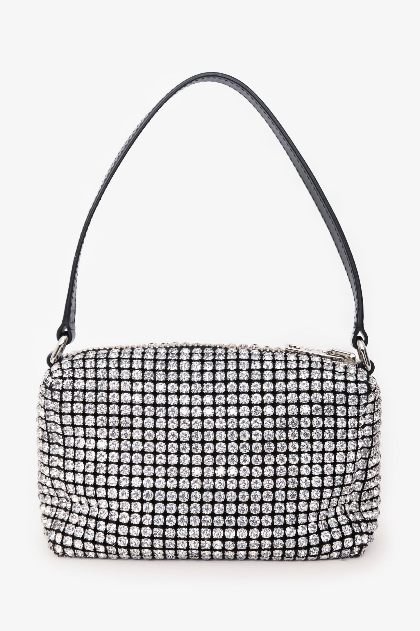 Alexander Wang Silver Rhinestone Mini Heiress Bag