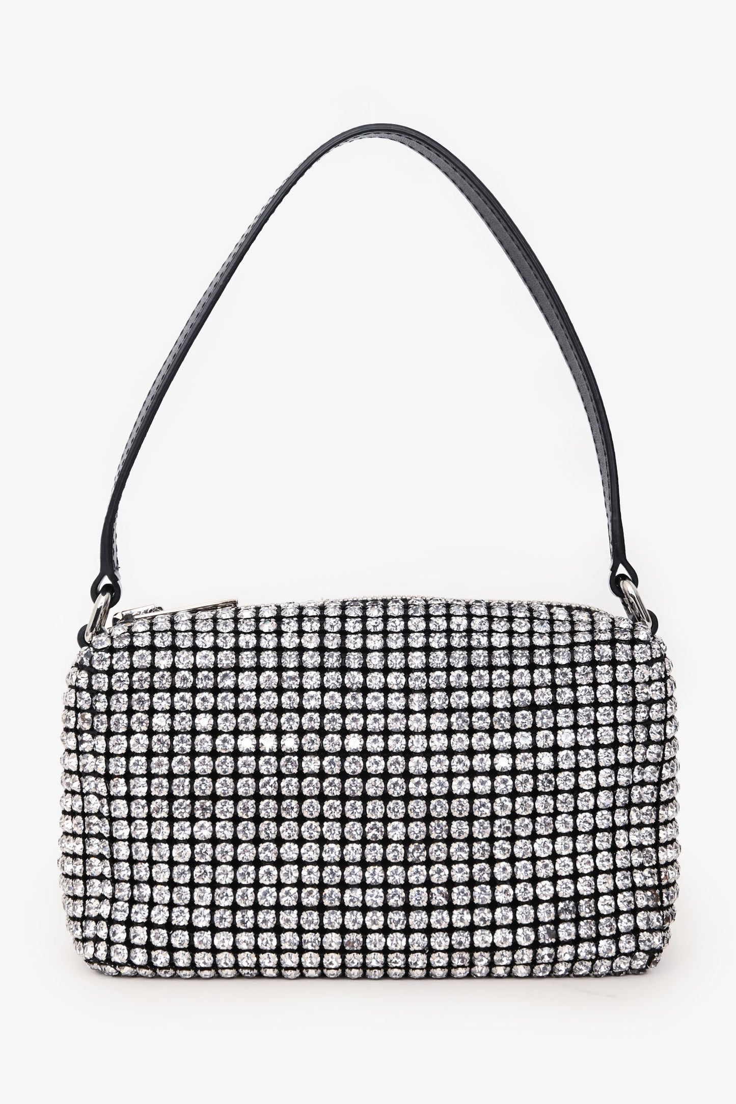 Alexander Wang Silver Rhinestone Mini Heiress Bag