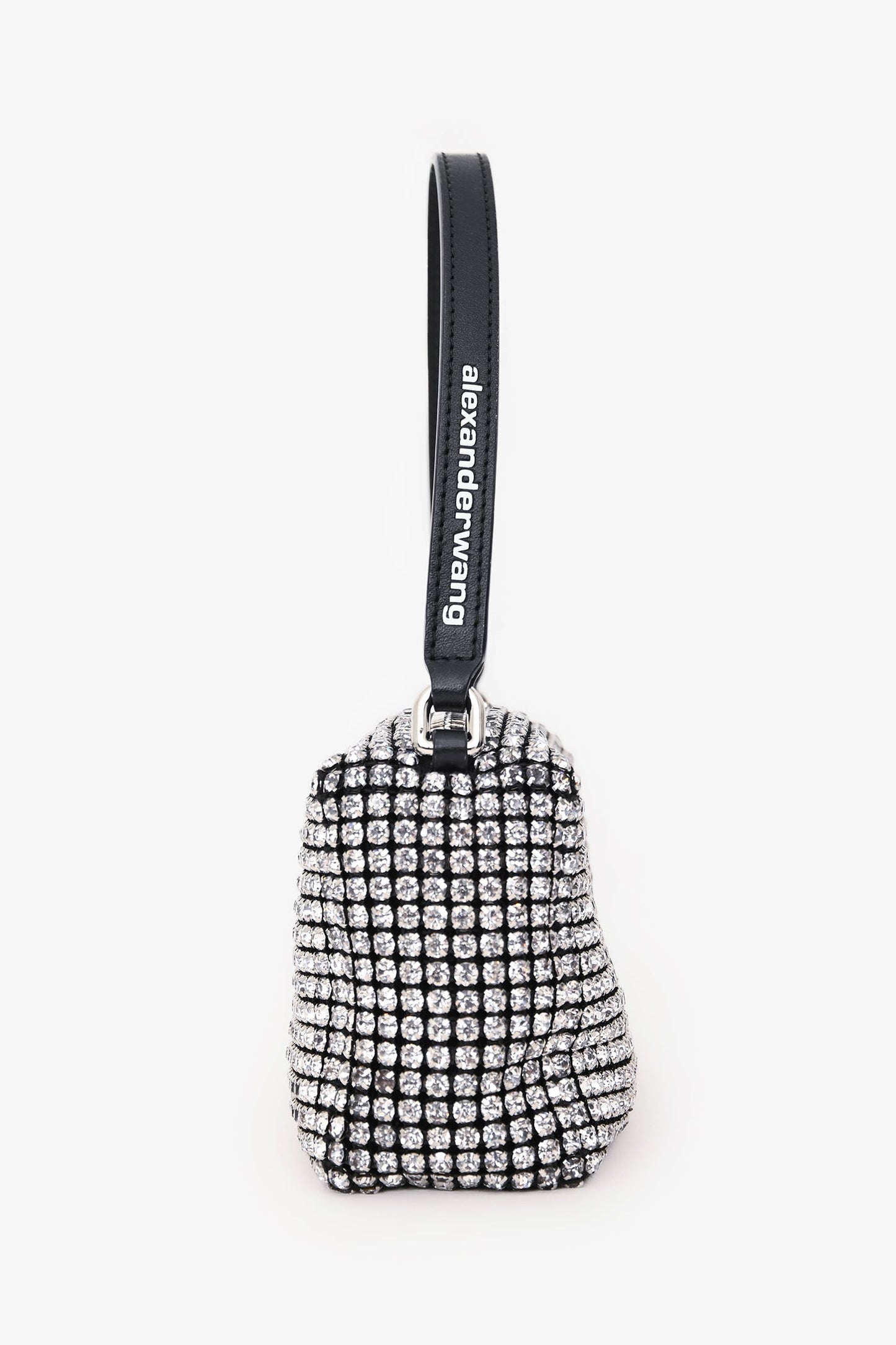 Alexander Wang Silver Rhinestone Mini Heiress Bag