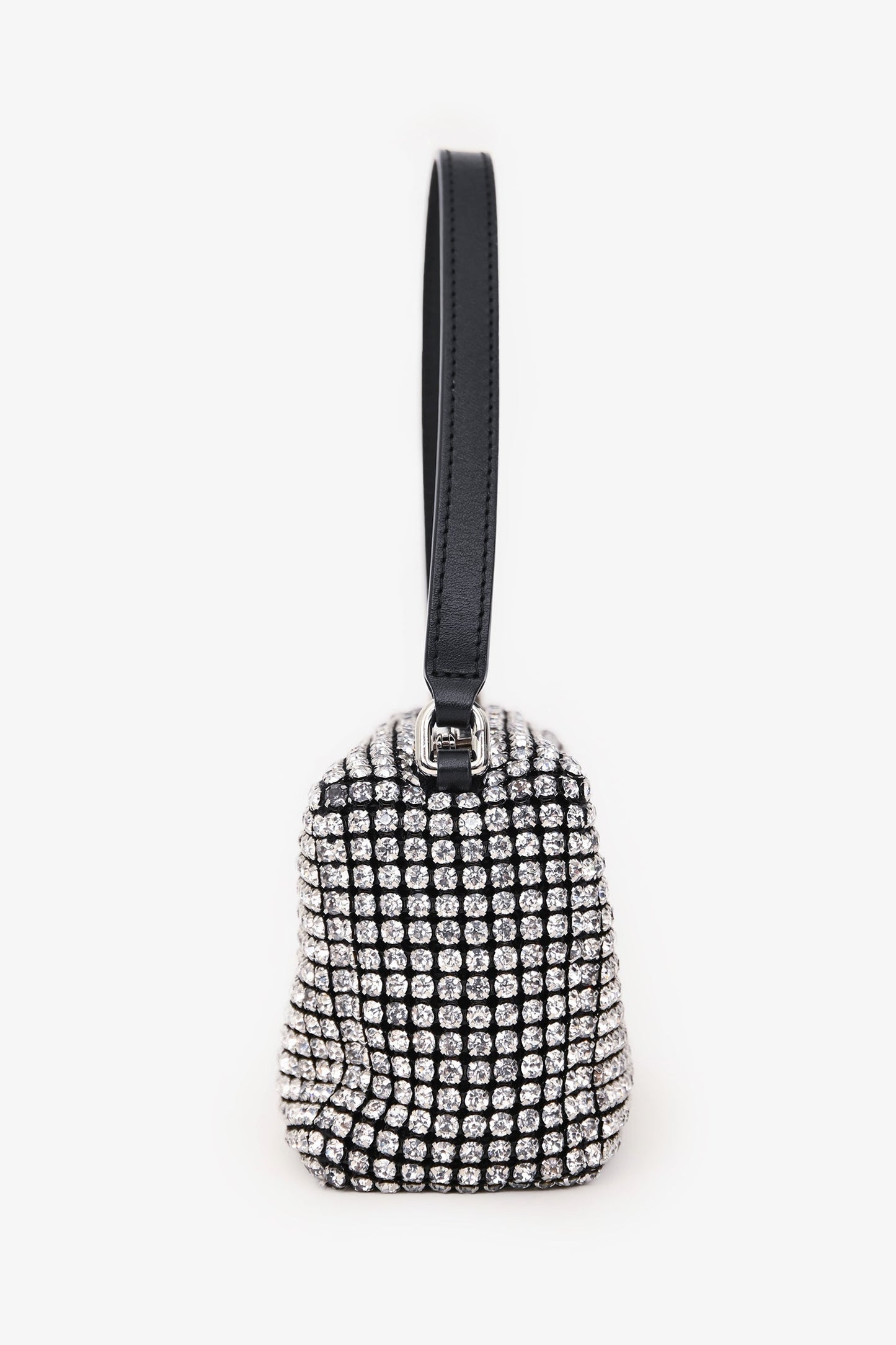 Alexander Wang Silver Rhinestone Mini Heiress Bag