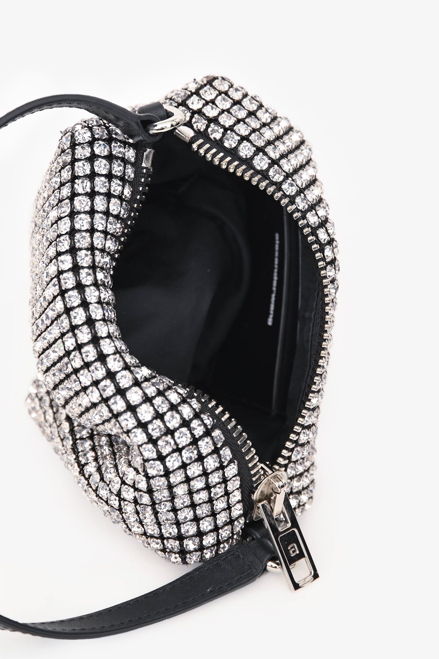 Alexander Wang Silver Rhinestone Mini Heiress Bag