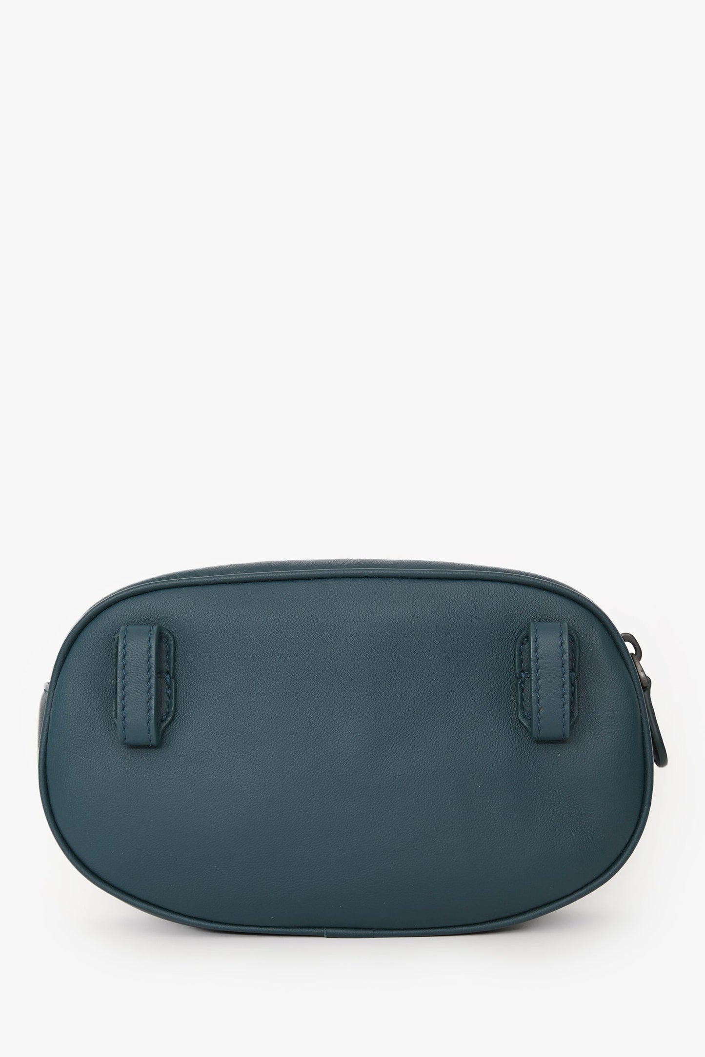 Bottega Veneta Deep Teal Leather Intrecciato Belt Bag